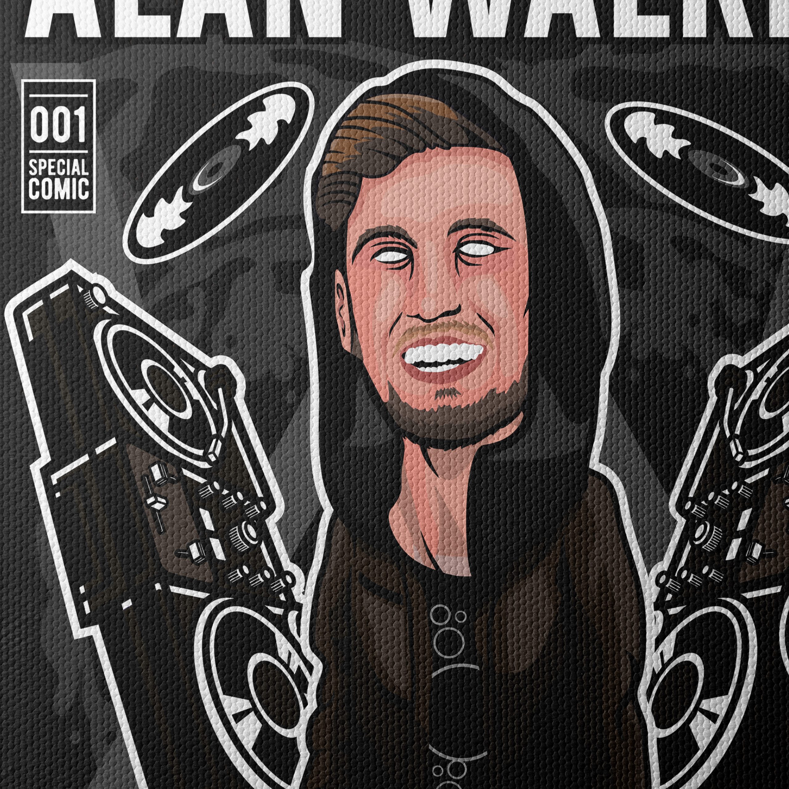 Dynamic Music Artist Illustration Featuring Alan Walker - Image 4