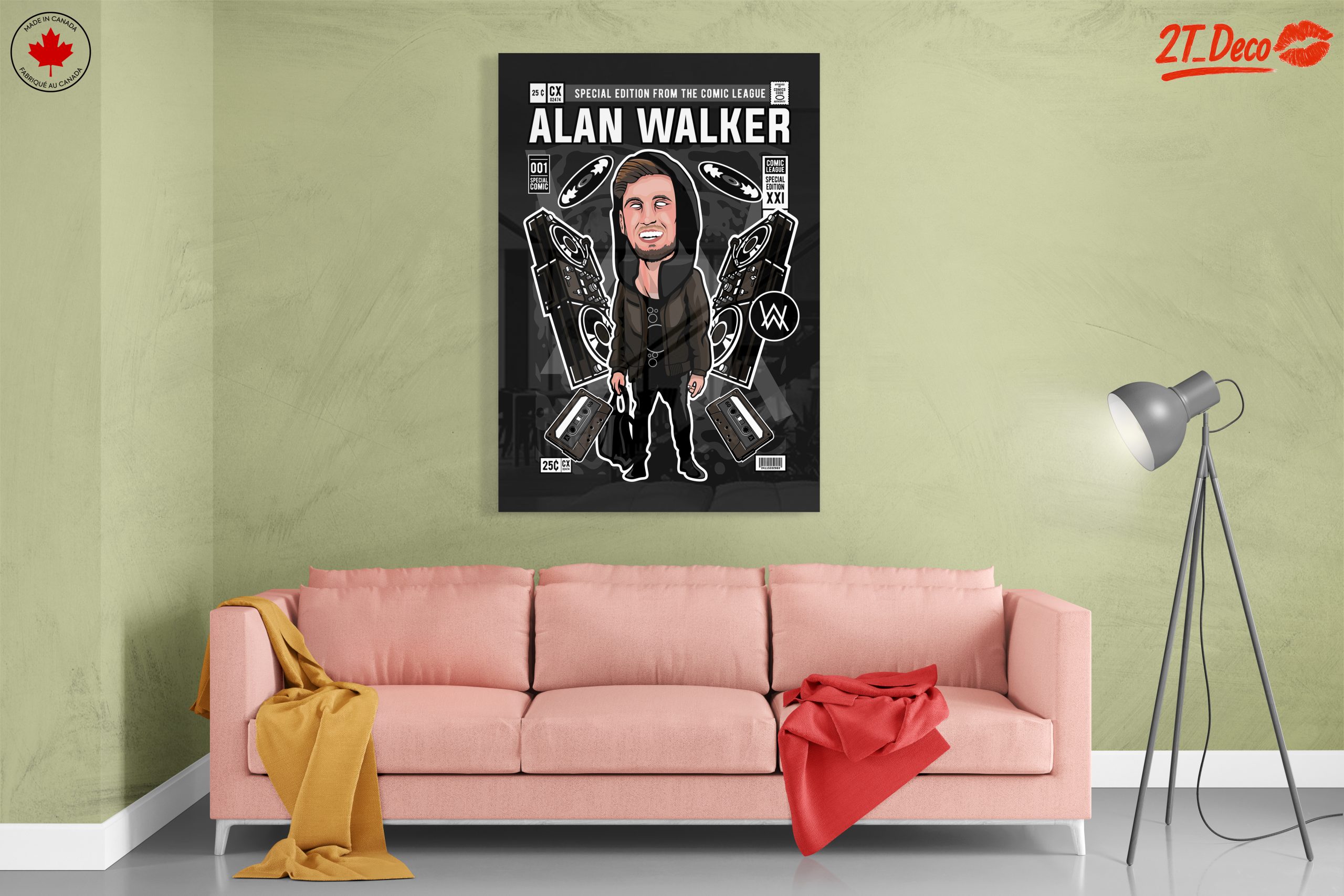 Dynamic Music Artist Illustration Featuring Alan Walker - Image 7