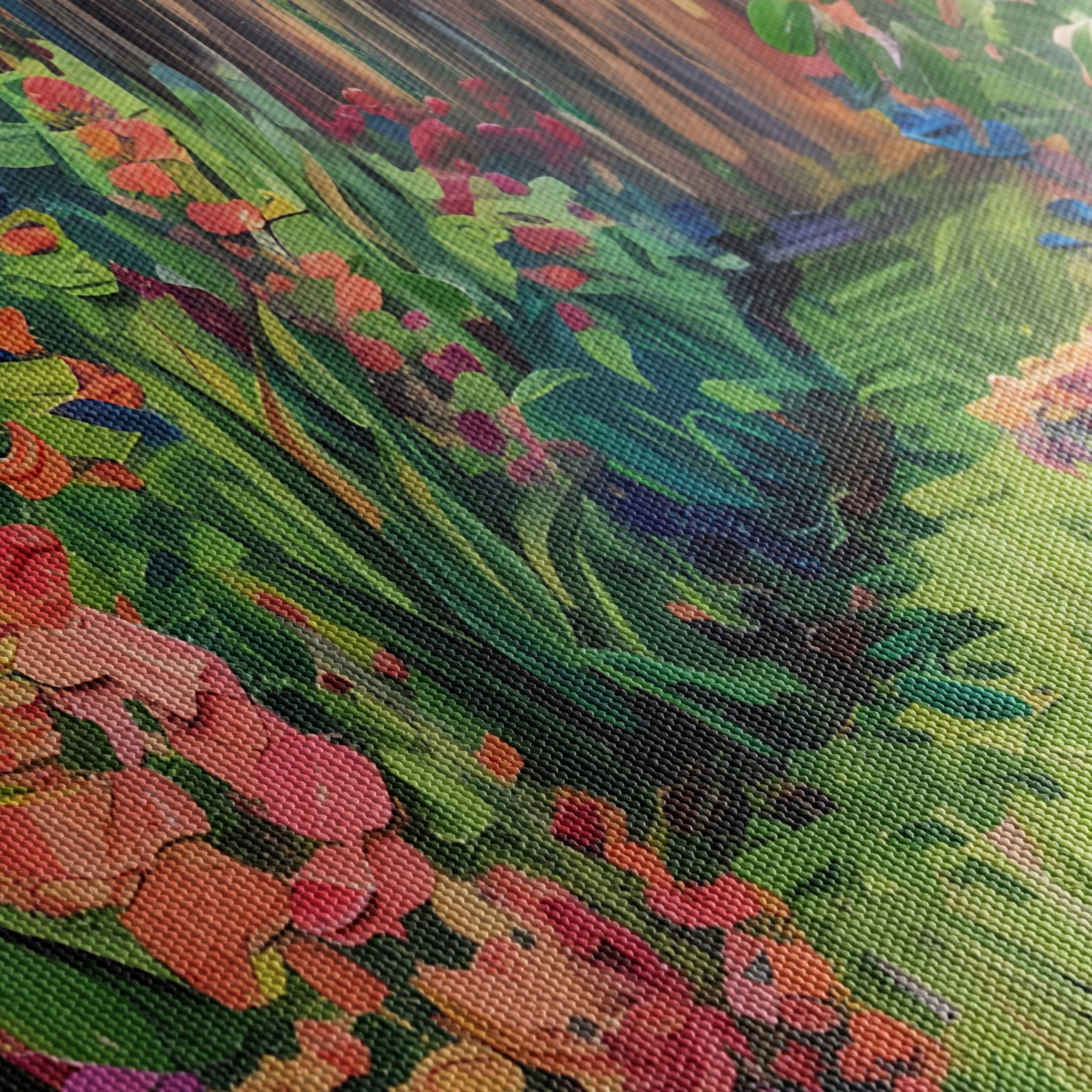 Vibrant Garden Path with Colorful Flowers - Image 5
