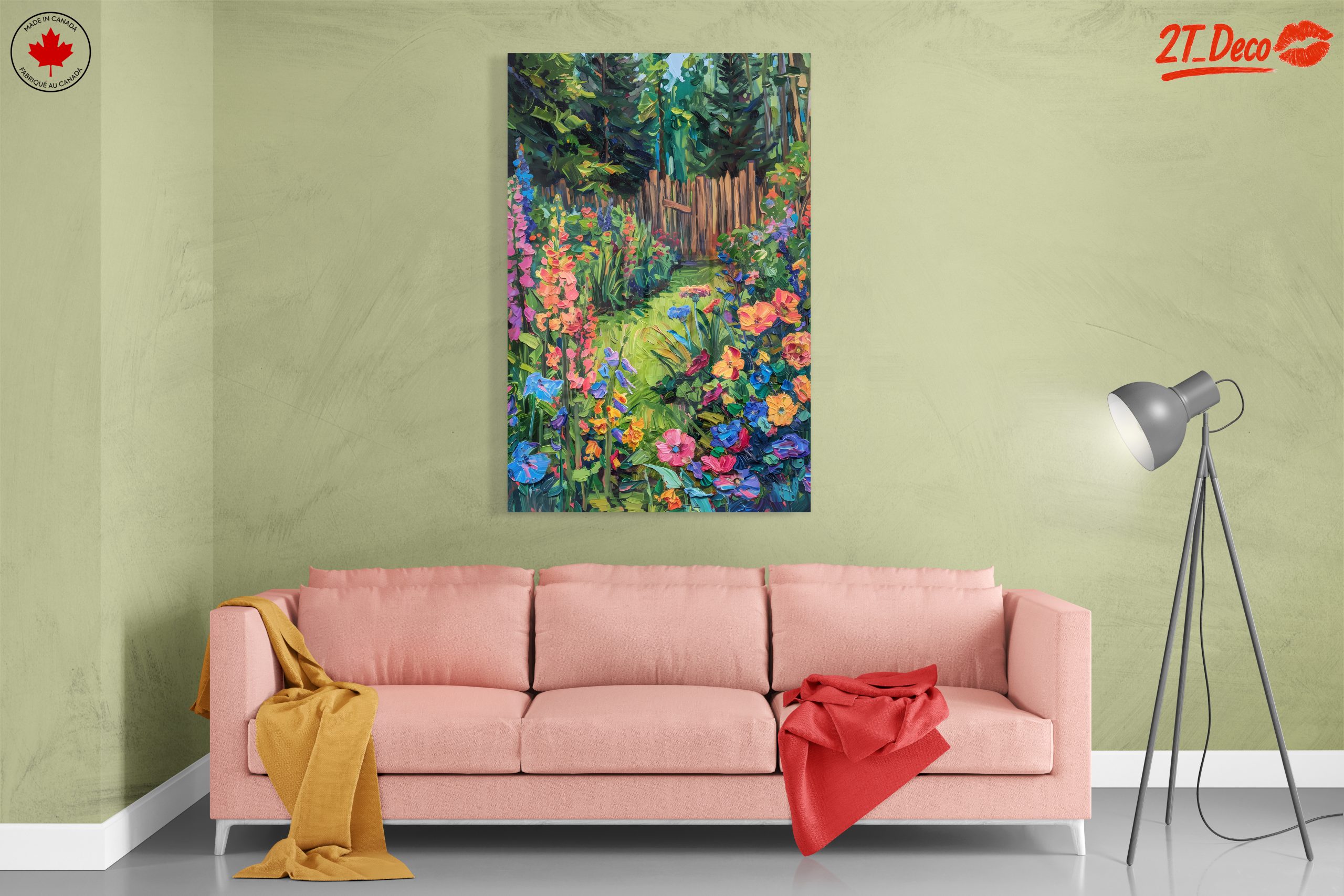 Vibrant Garden Path with Colorful Flowers - Image 7