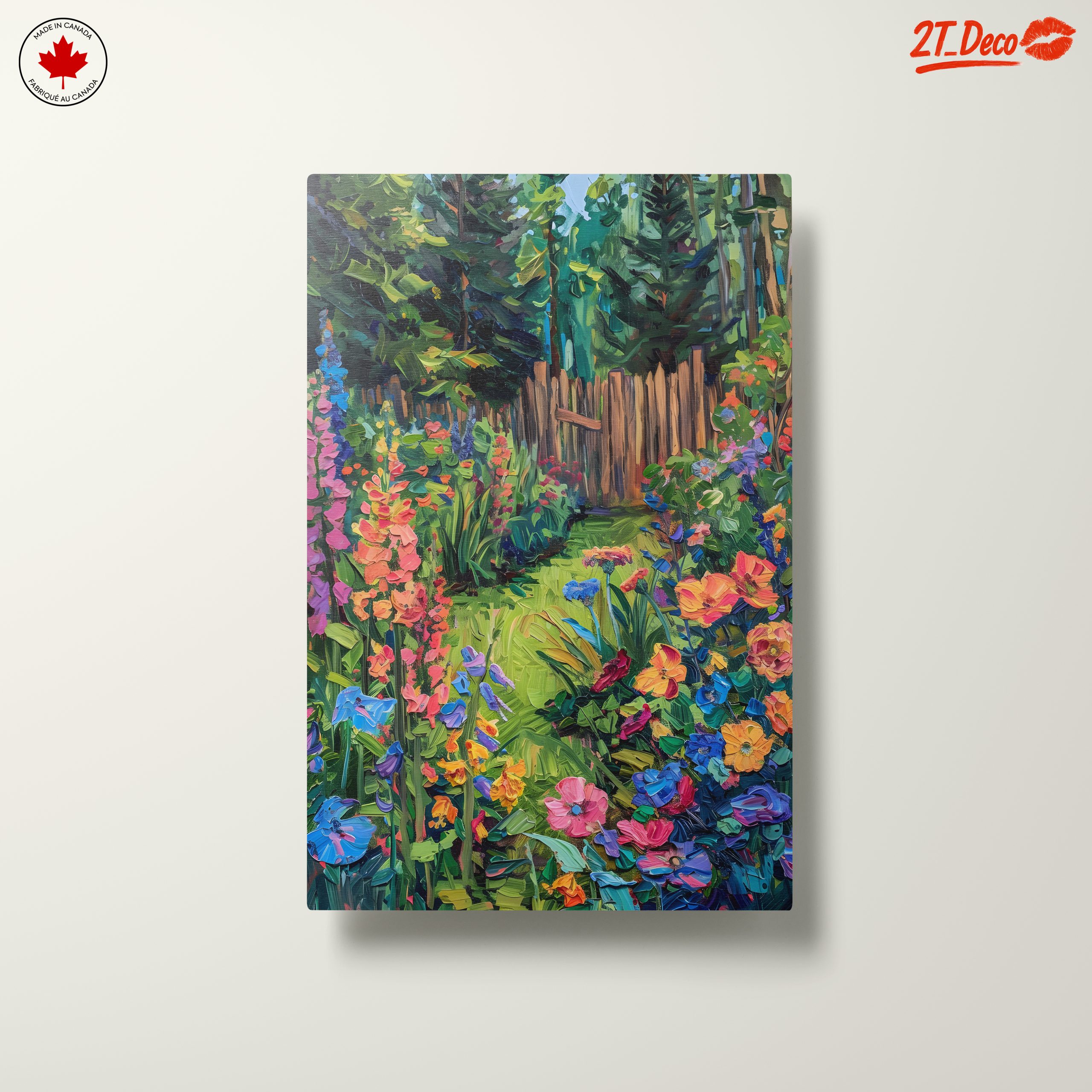 Vibrant Garden Path with Colorful Flowers - Image 10