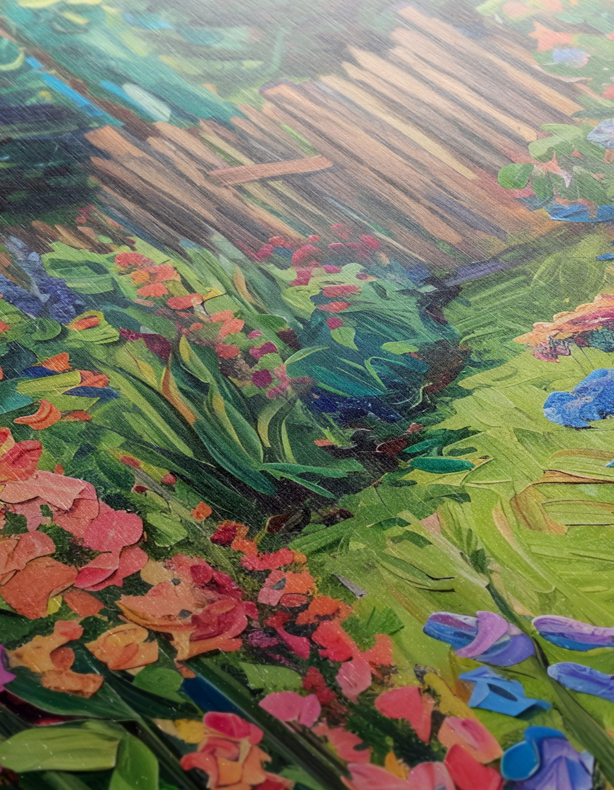 Vibrant Garden Path with Colorful Flowers - Image 12