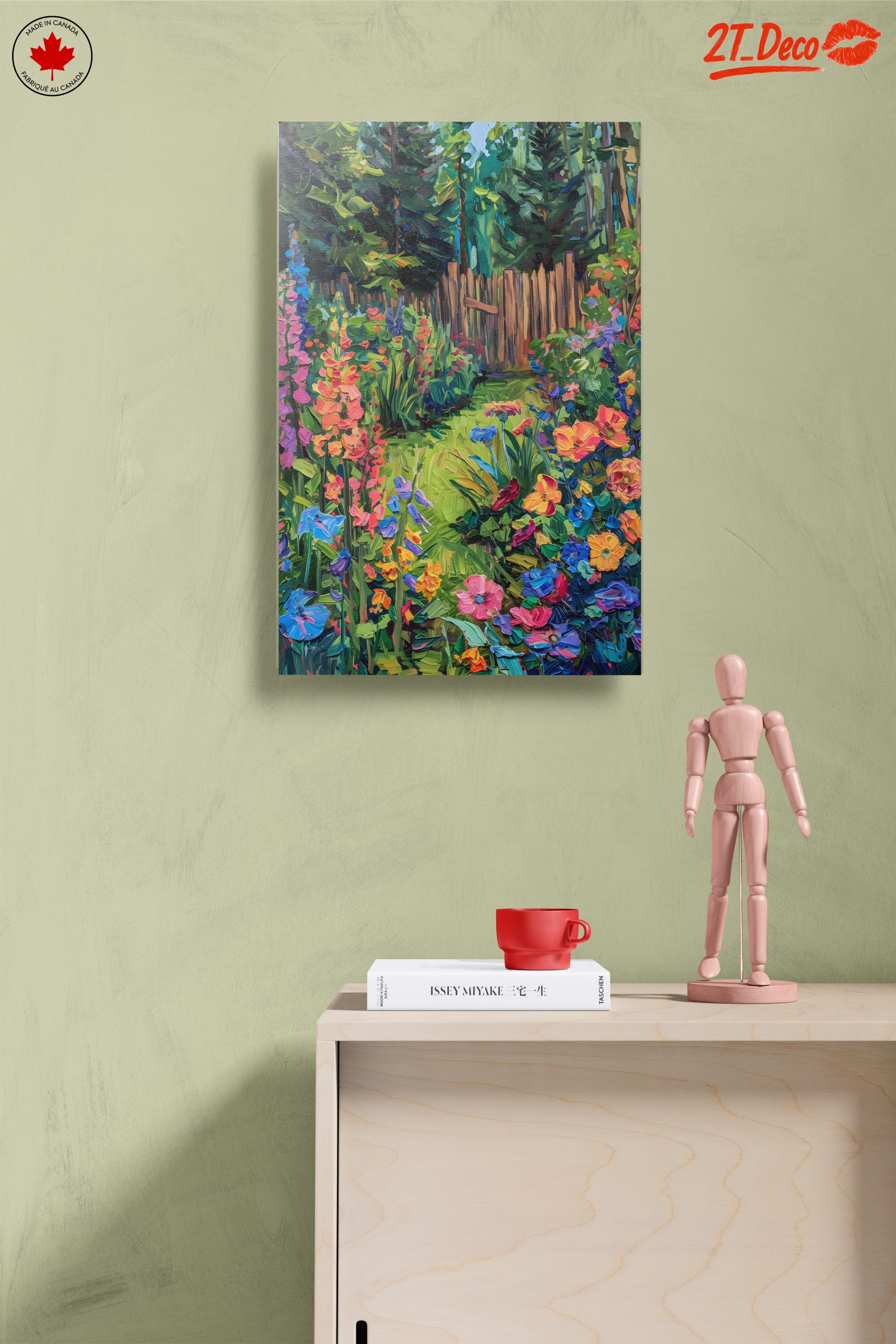 Vibrant Garden Path with Colorful Flowers - Image 14