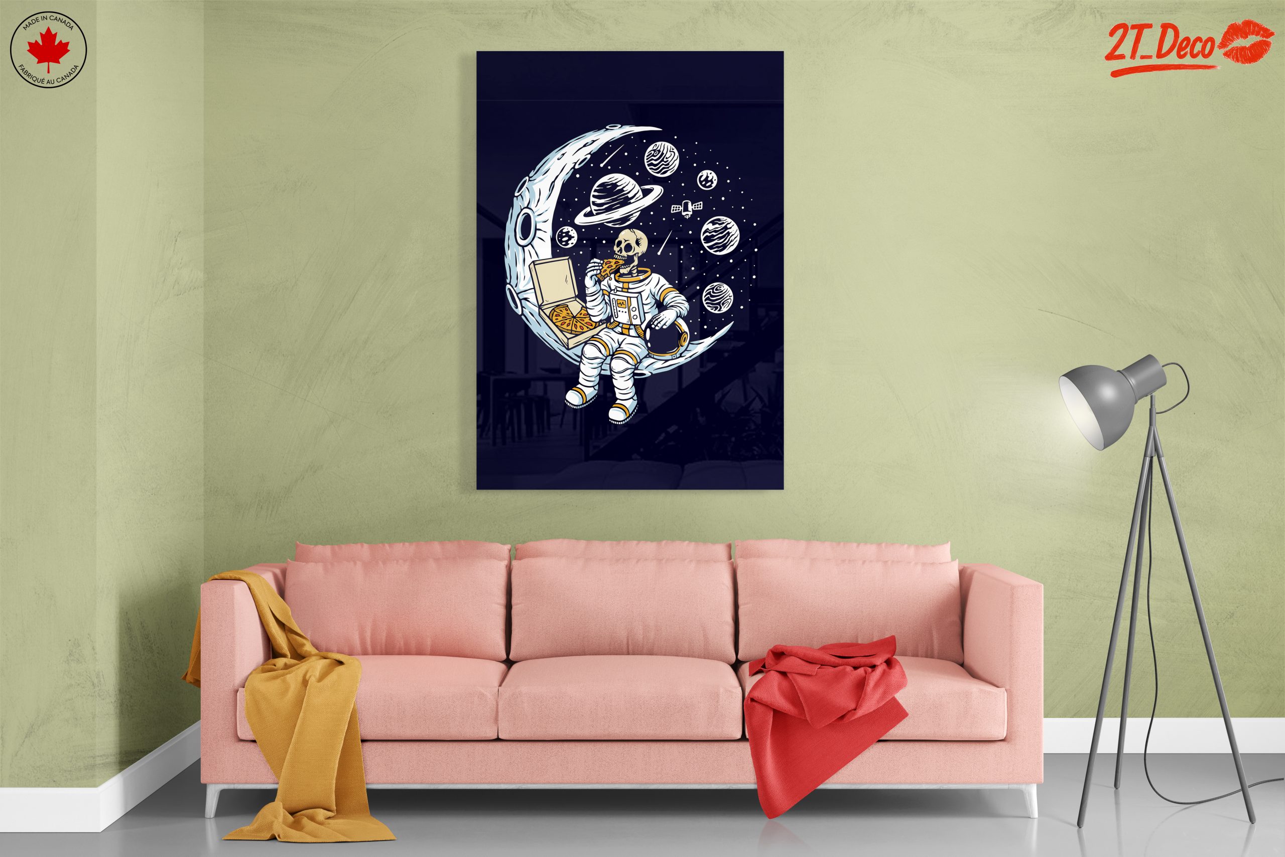 Astronaut Enjoying Pizza in Space - Image 7