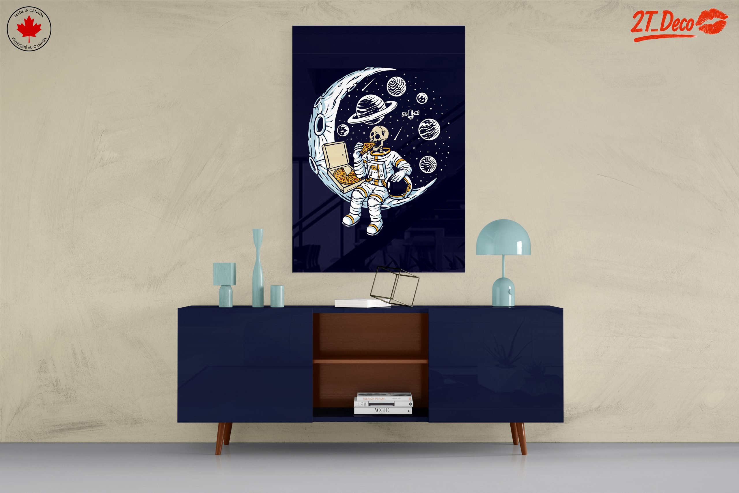 Astronaut Enjoying Pizza in Space - Image 8