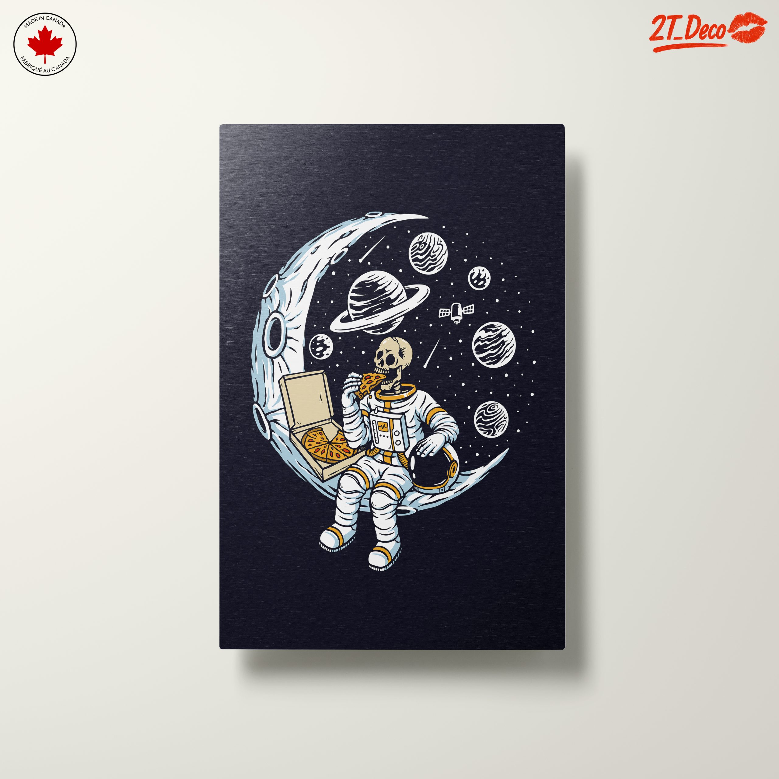 Astronaut Enjoying Pizza in Space - Image 10