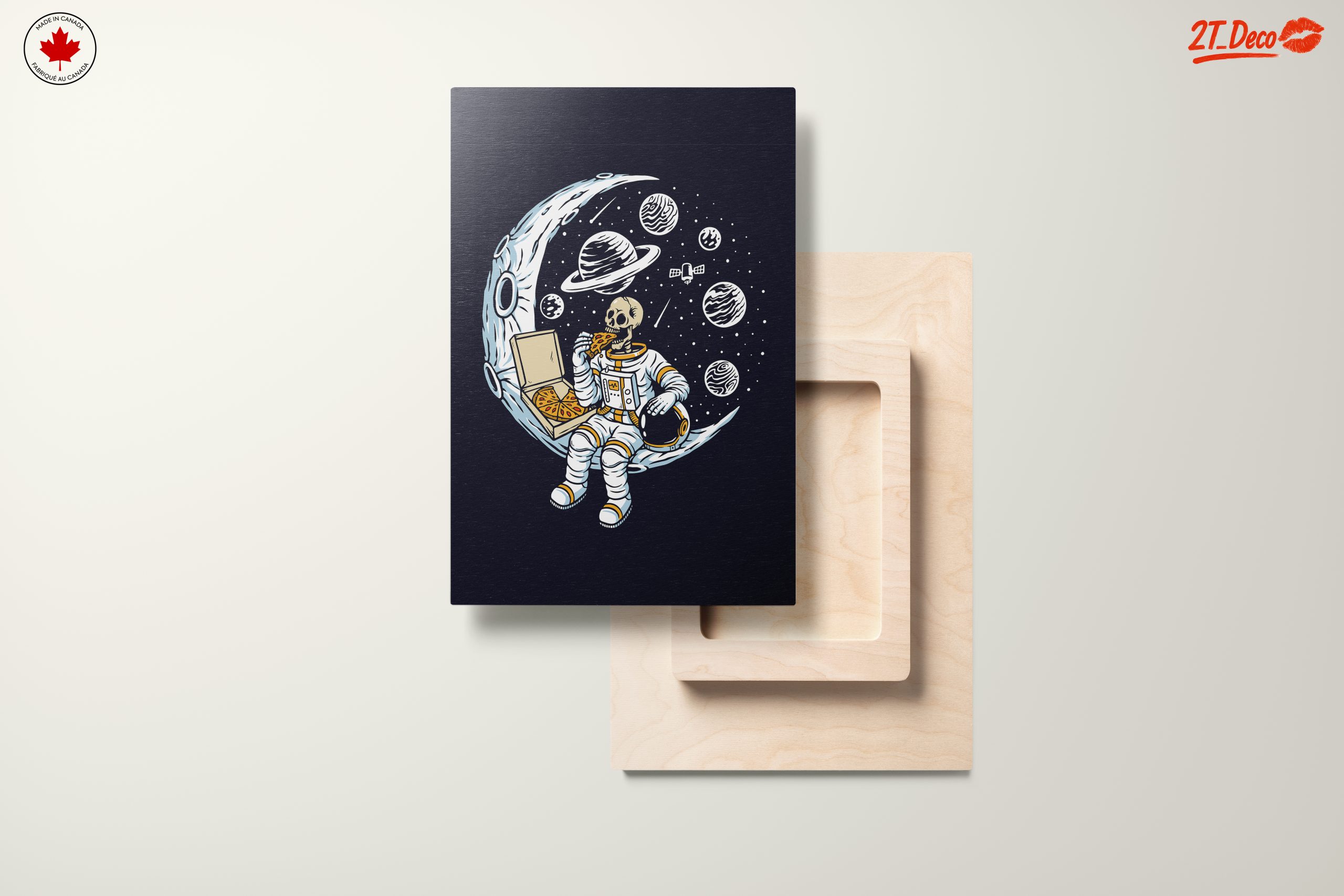 Astronaut Enjoying Pizza in Space - Image 11