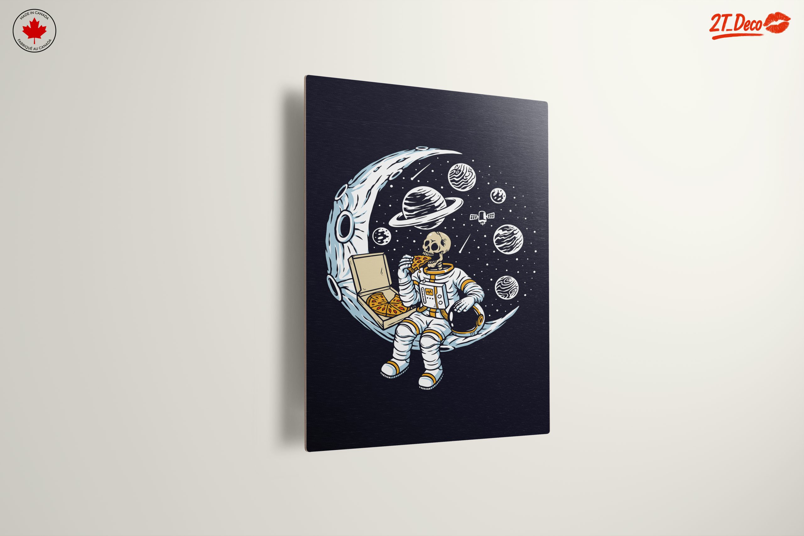 Astronaut Enjoying Pizza in Space - Image 13