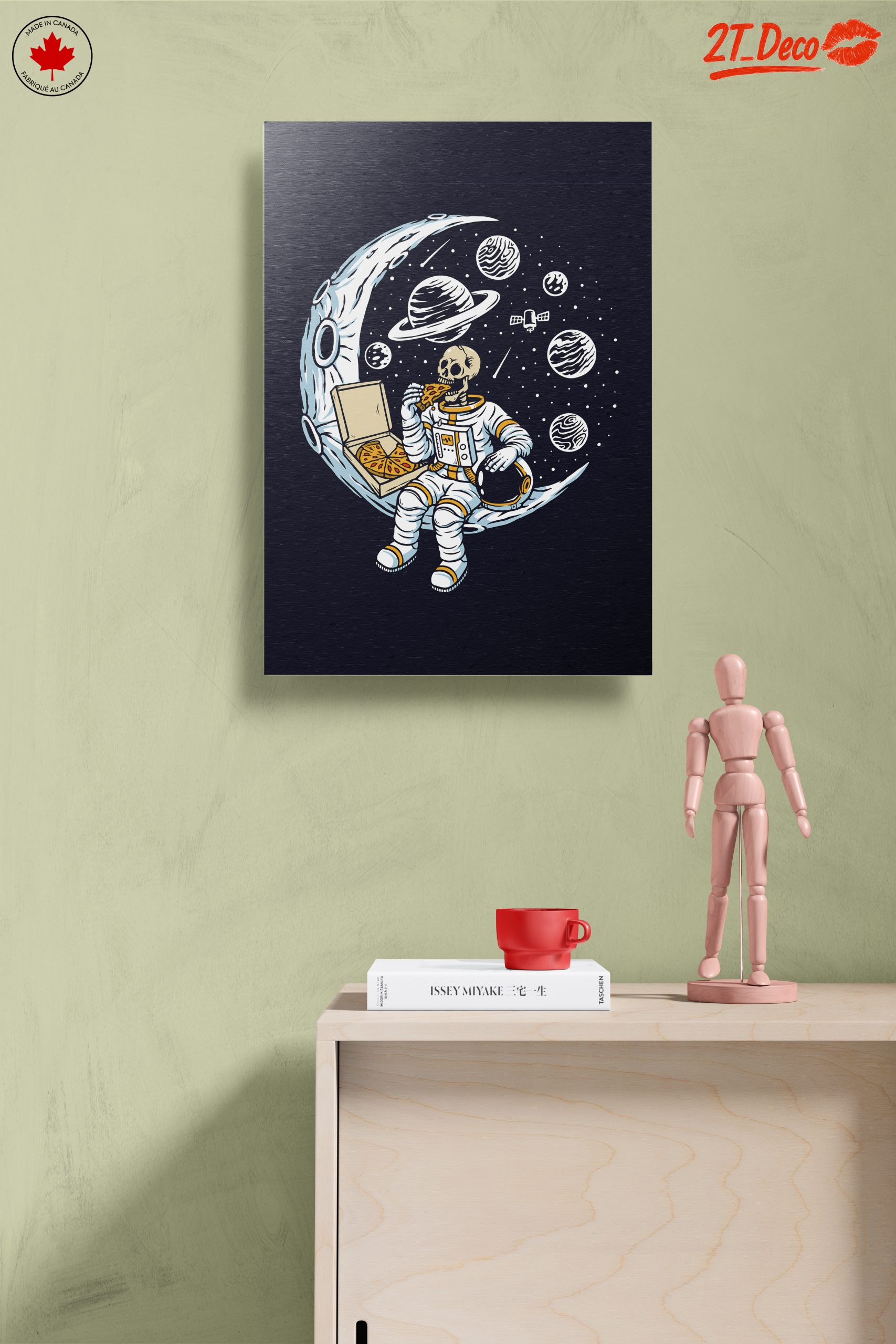 Astronaut Enjoying Pizza in Space - Image 14