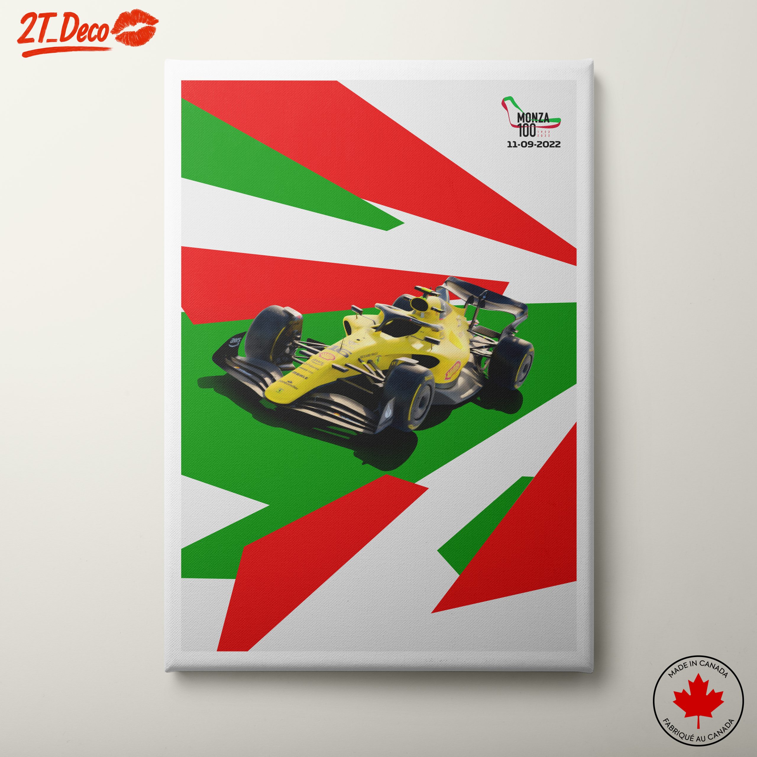 Dynamic Formula 1 Artwork with Bold Colors