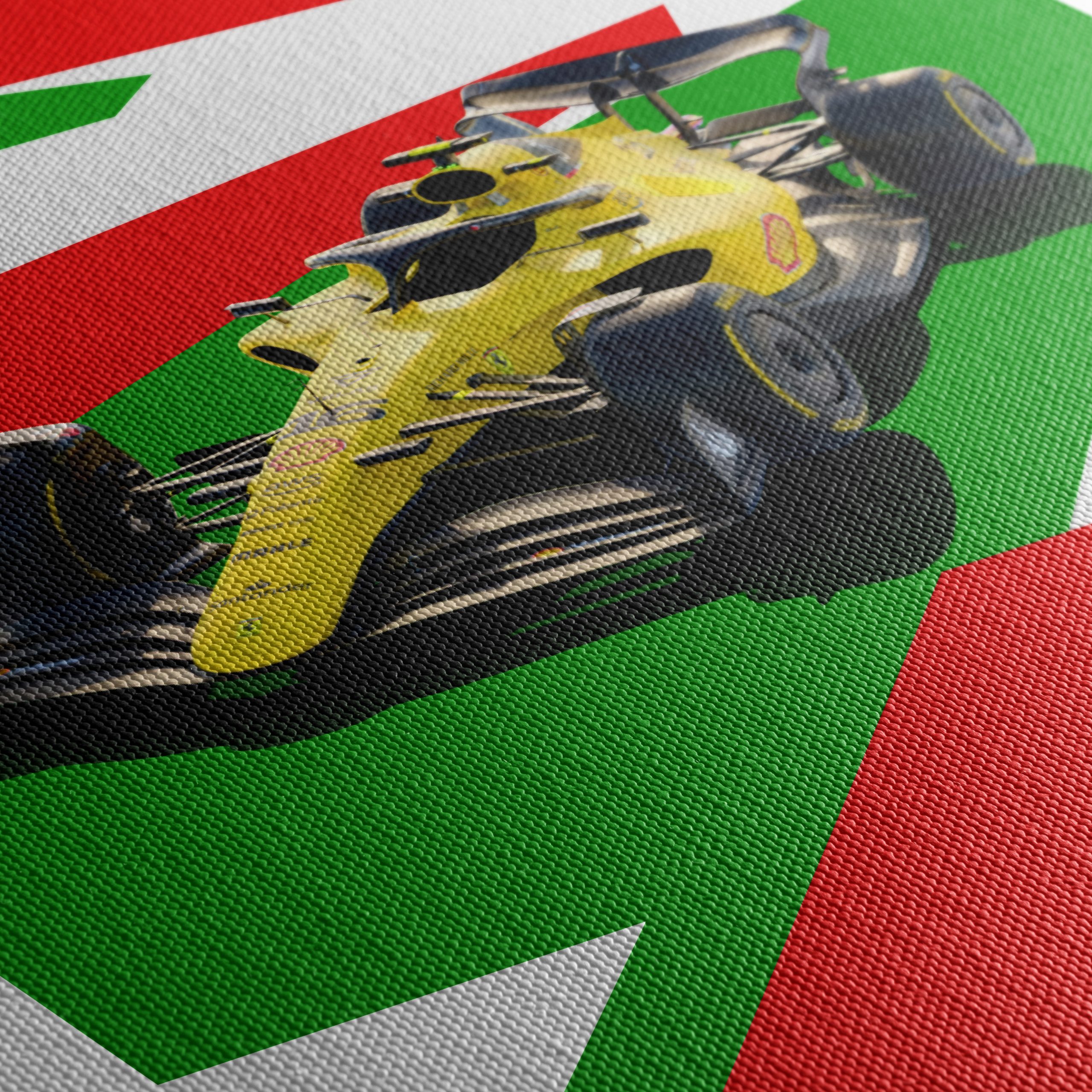 Dynamic Formula 1 Artwork with Bold Colors - Image 5