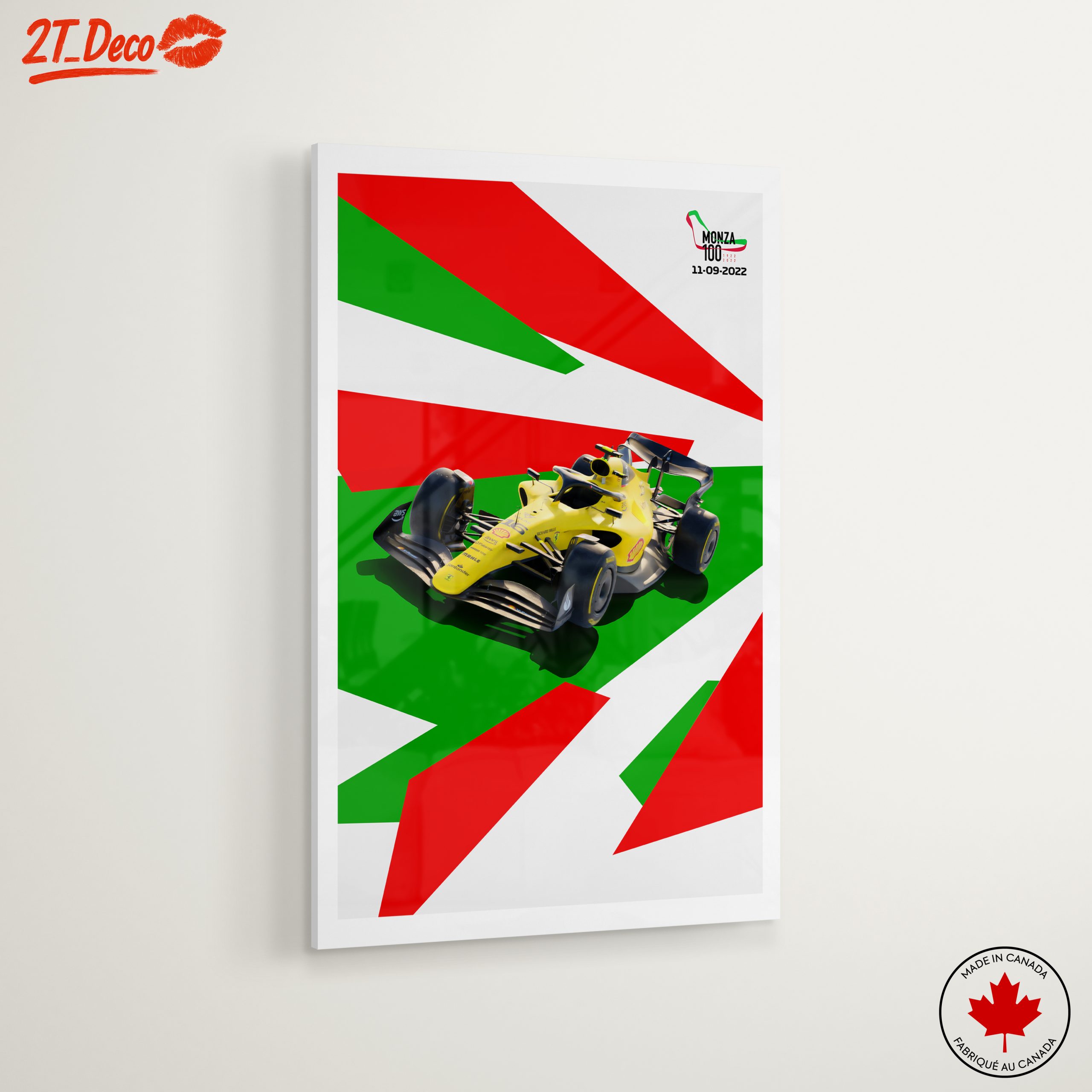 Dynamic Formula 1 Artwork with Bold Colors - Image 6