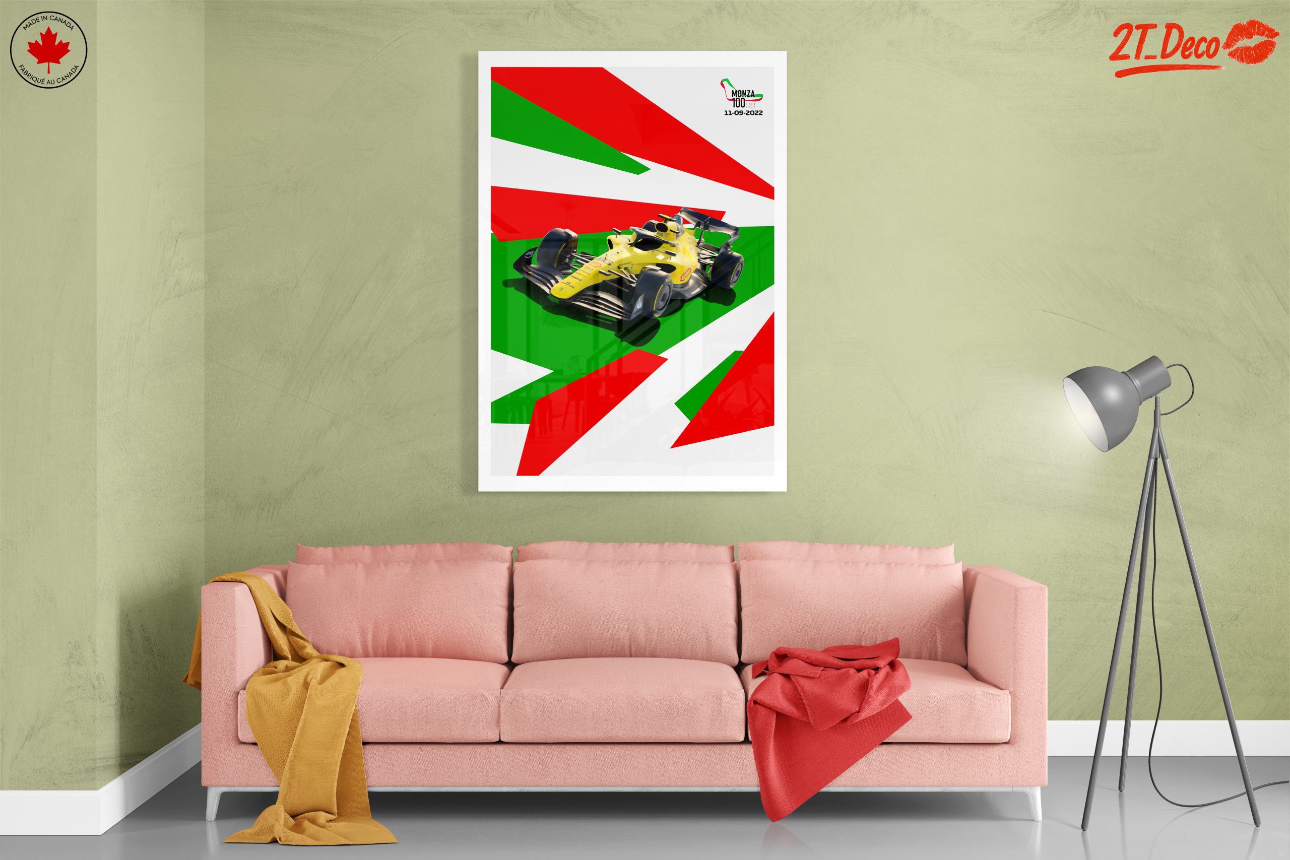 Dynamic Formula 1 Artwork with Bold Colors - Image 7