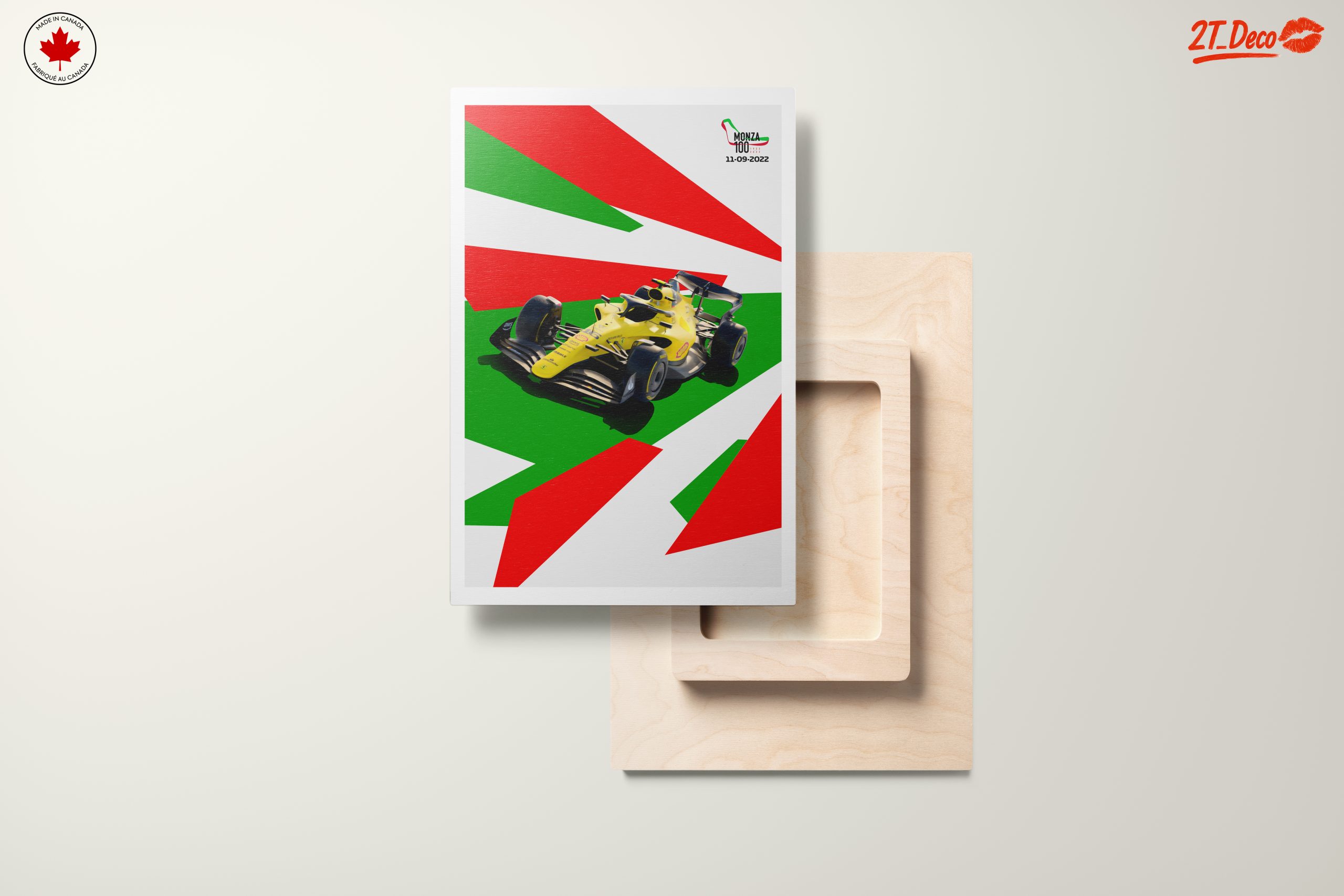 Dynamic Formula 1 Artwork with Bold Colors - Image 11