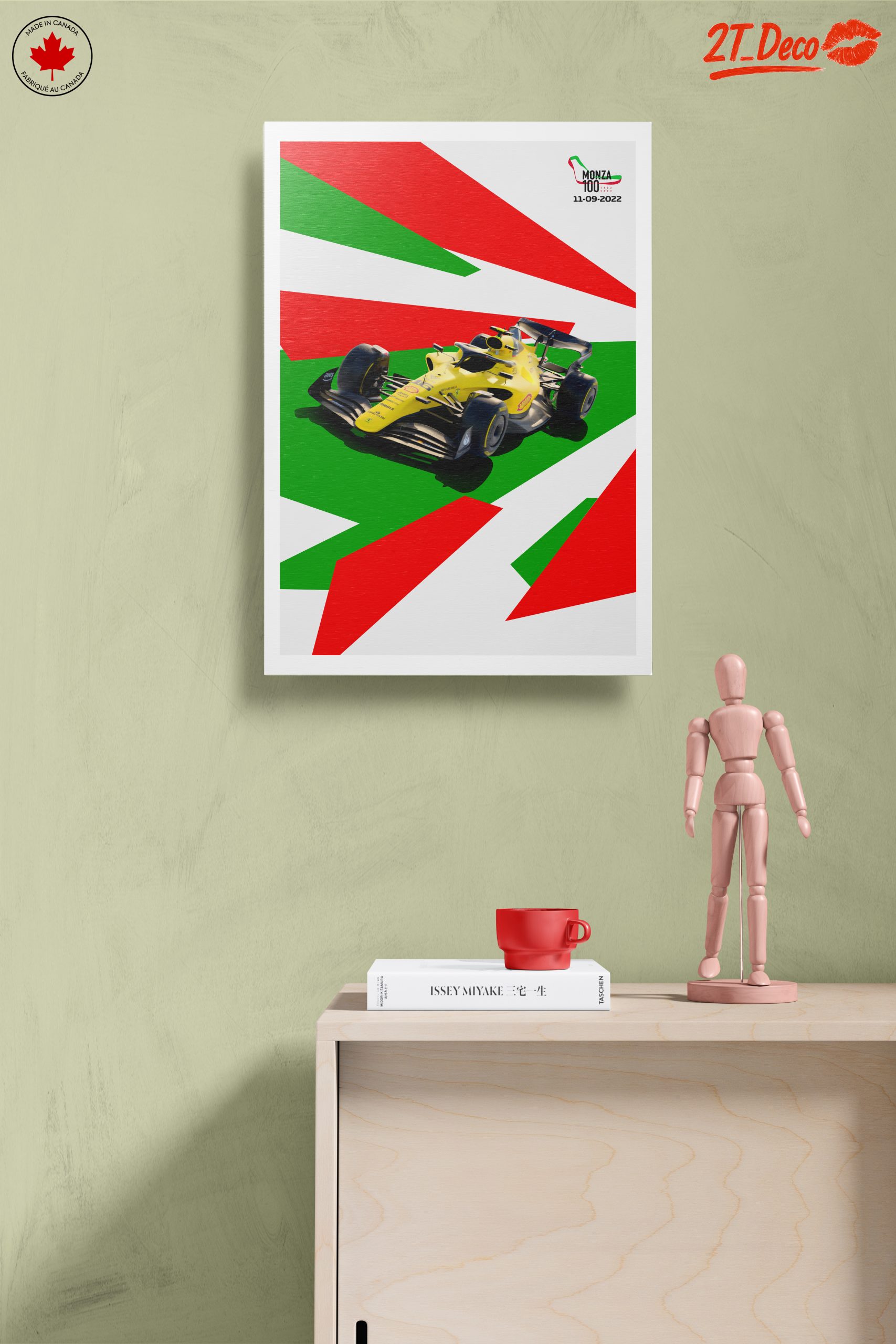 Dynamic Formula 1 Artwork with Bold Colors - Image 14