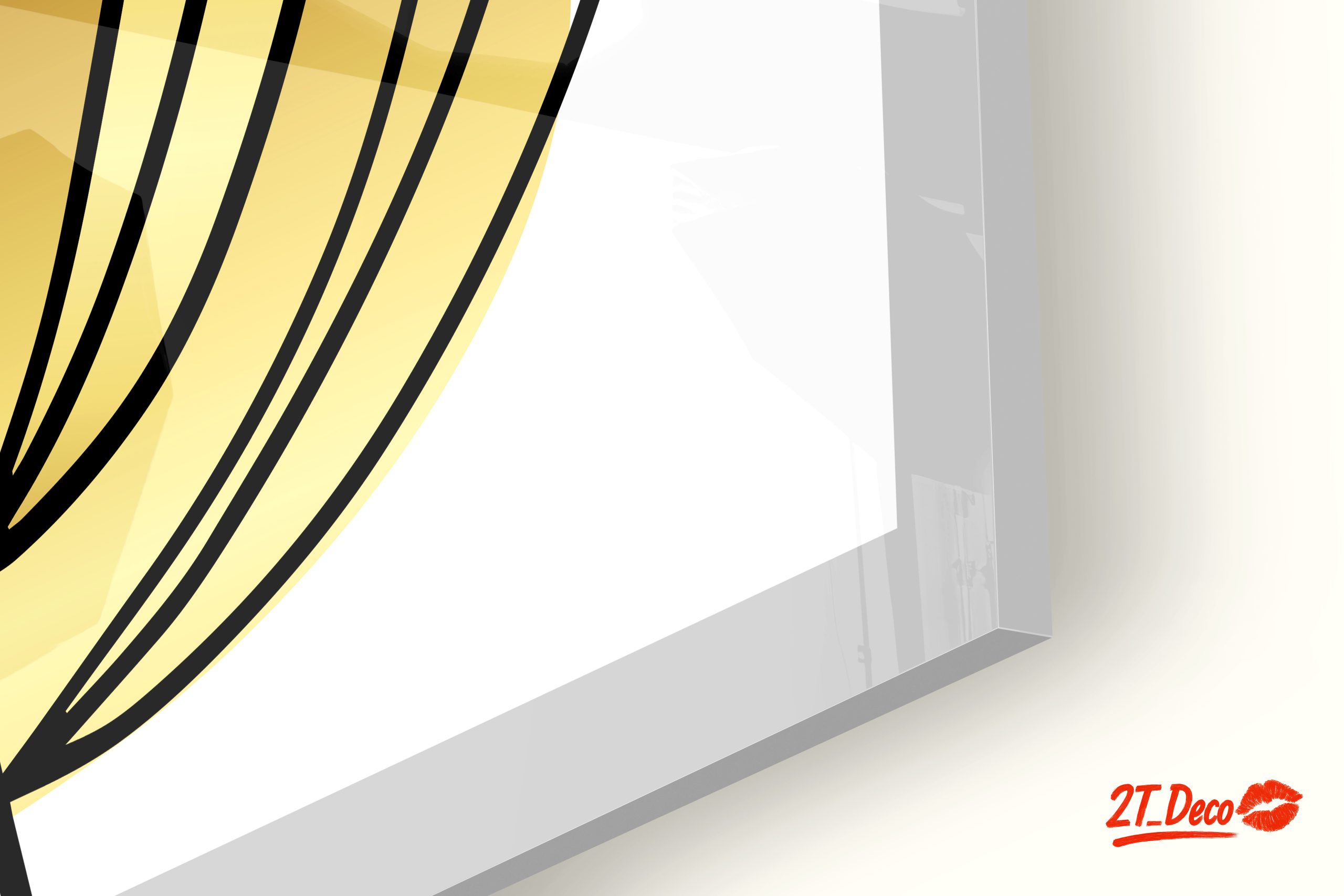 Abstract Botanical with Gold Accents - Image 9