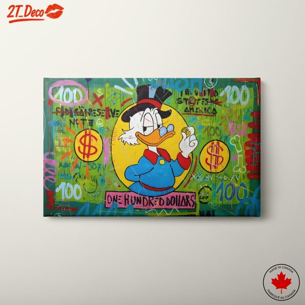 Quirky Millionaire Art Featuring Scrooge McDuck