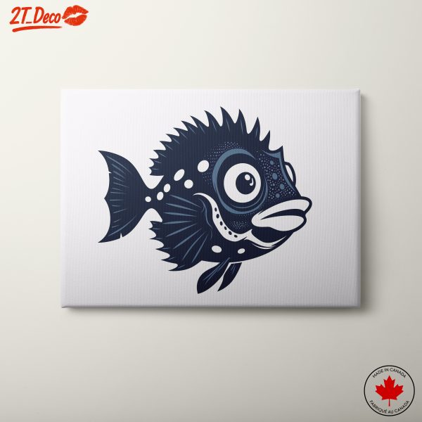 Stylized Fish Artwork for Animal Lovers