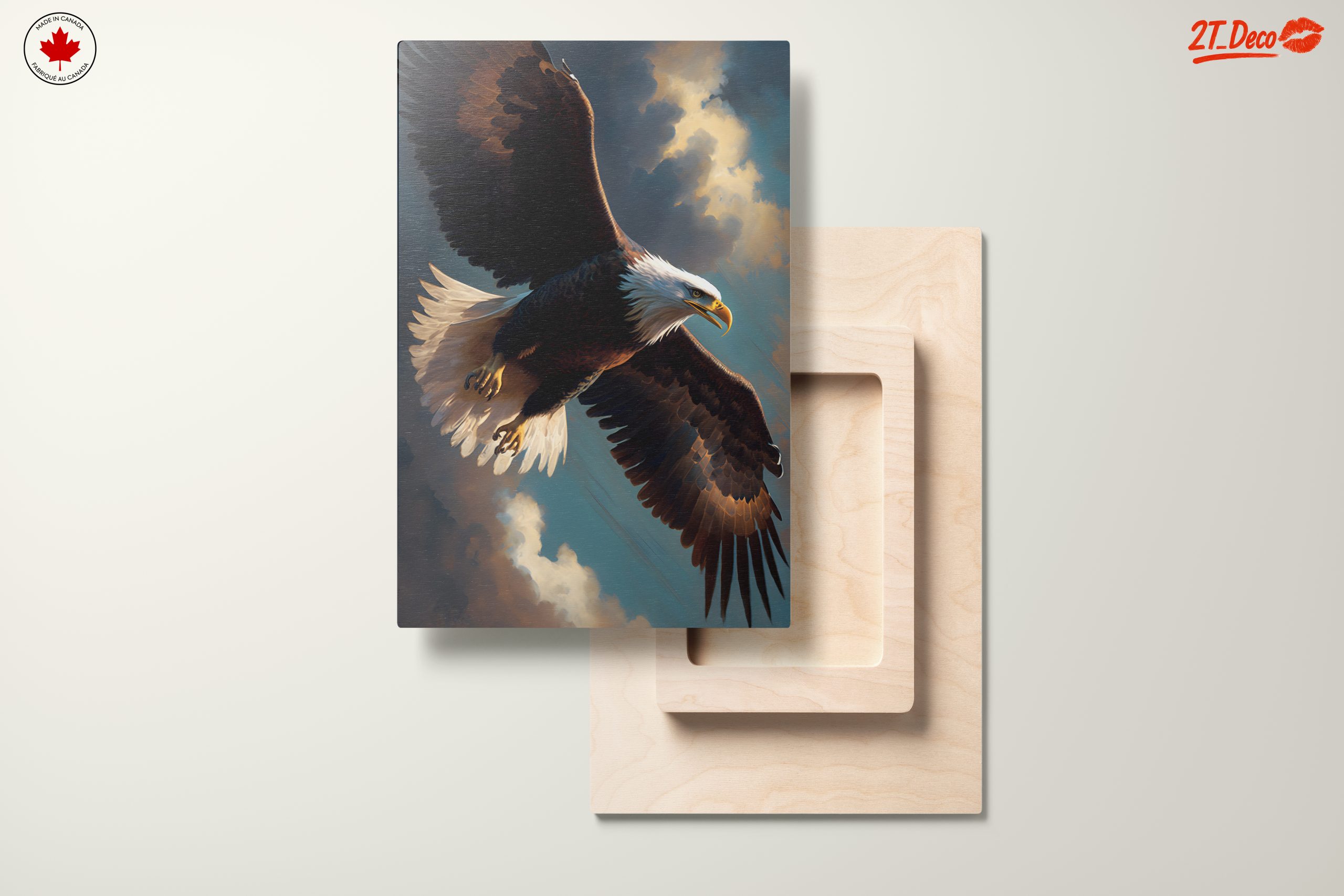 Majestic Eagle in Flight Wall Art 2 - Image 11