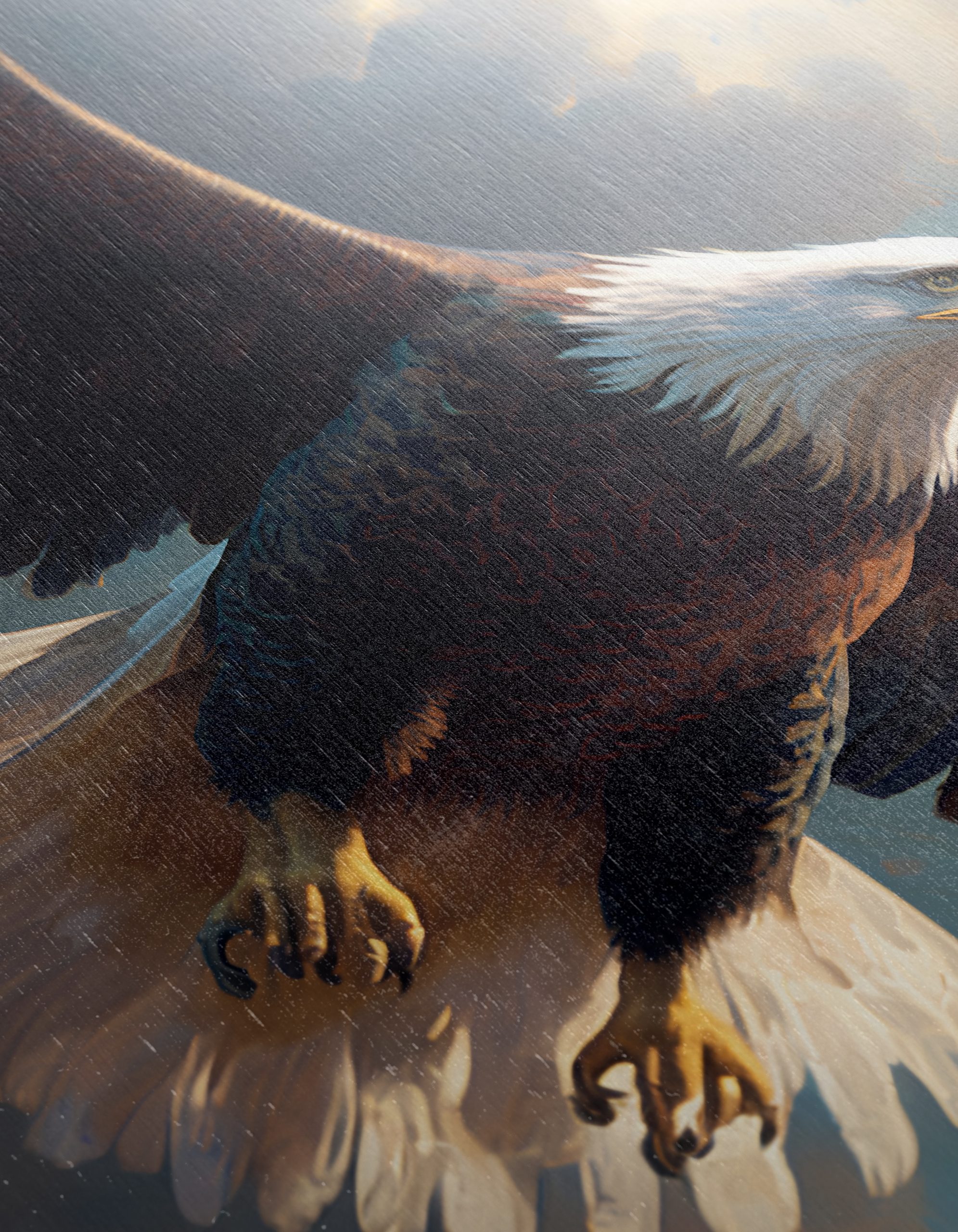 Majestic Eagle in Flight Wall Art 2 - Image 12
