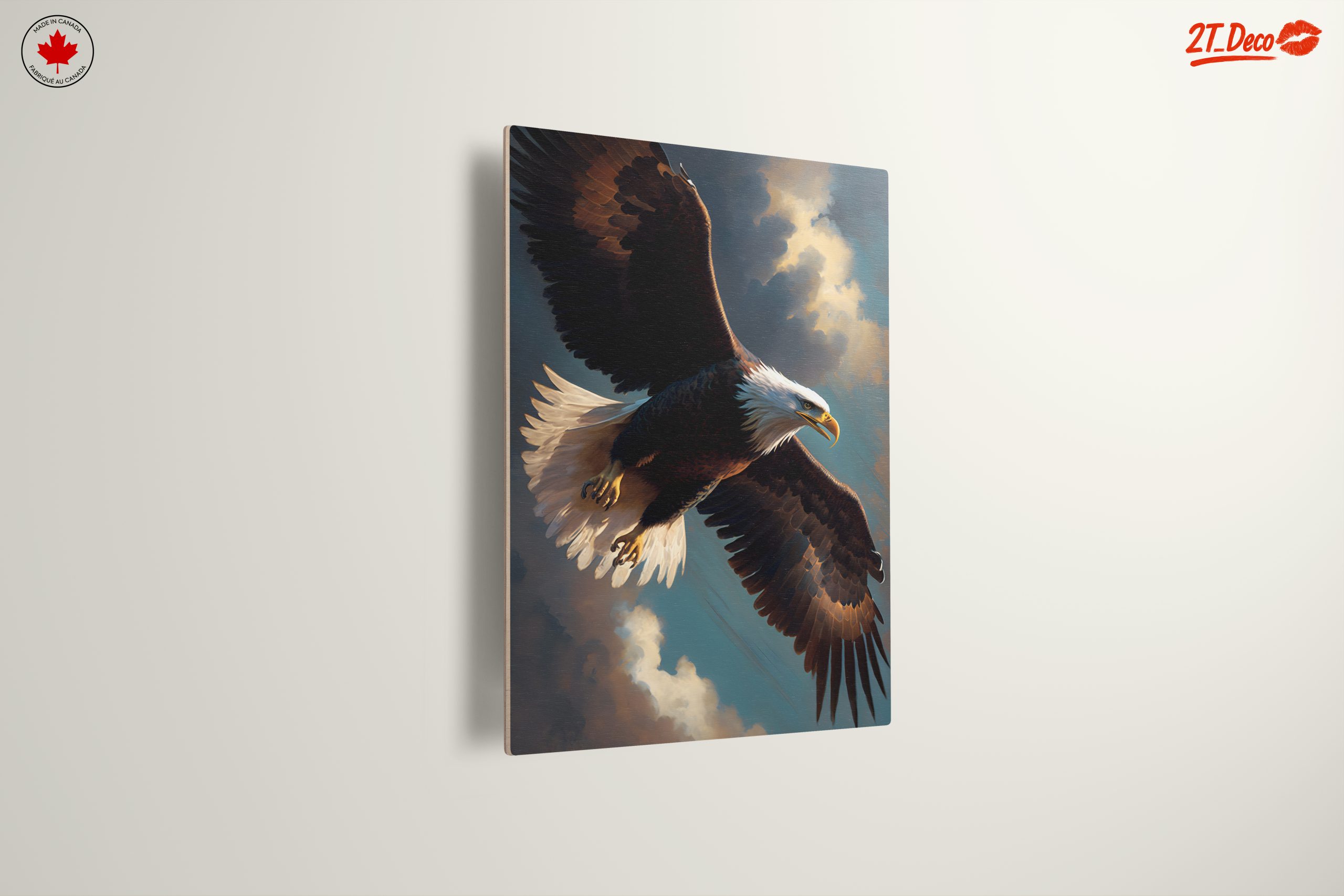 Majestic Eagle in Flight Wall Art 2 - Image 13