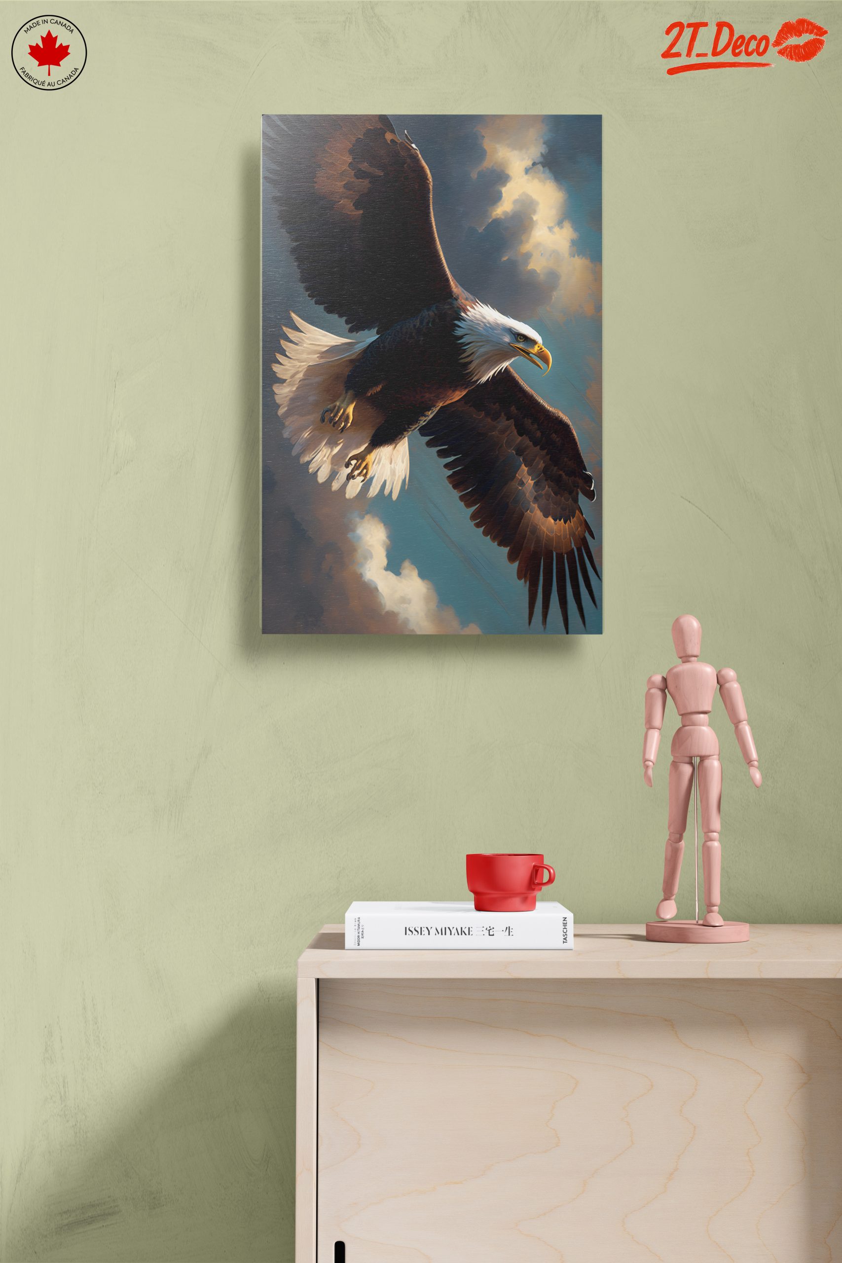 Majestic Eagle in Flight Wall Art 2 - Image 14