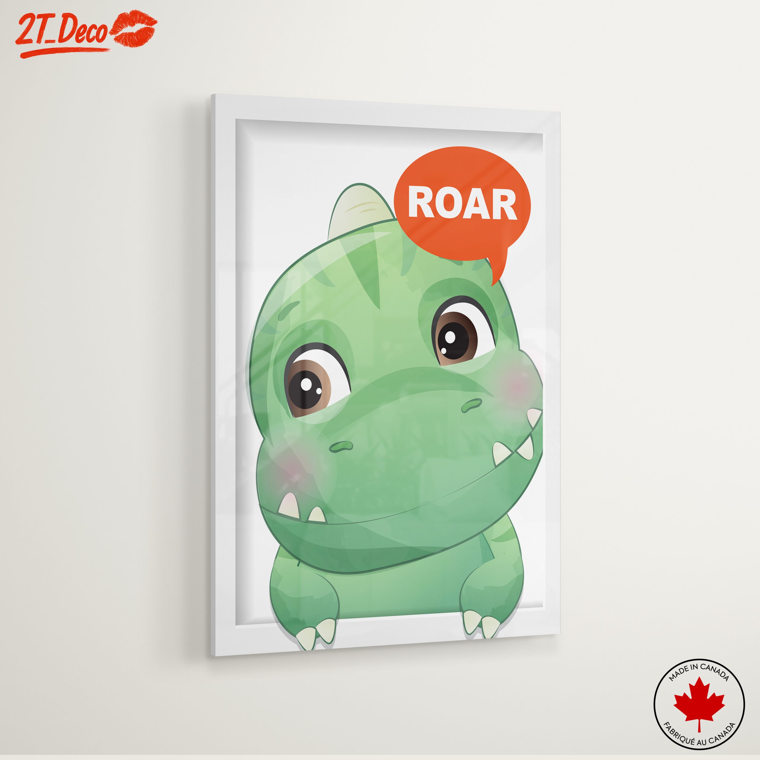 Cute Cartoon Dinosaur with Roar - Image 6