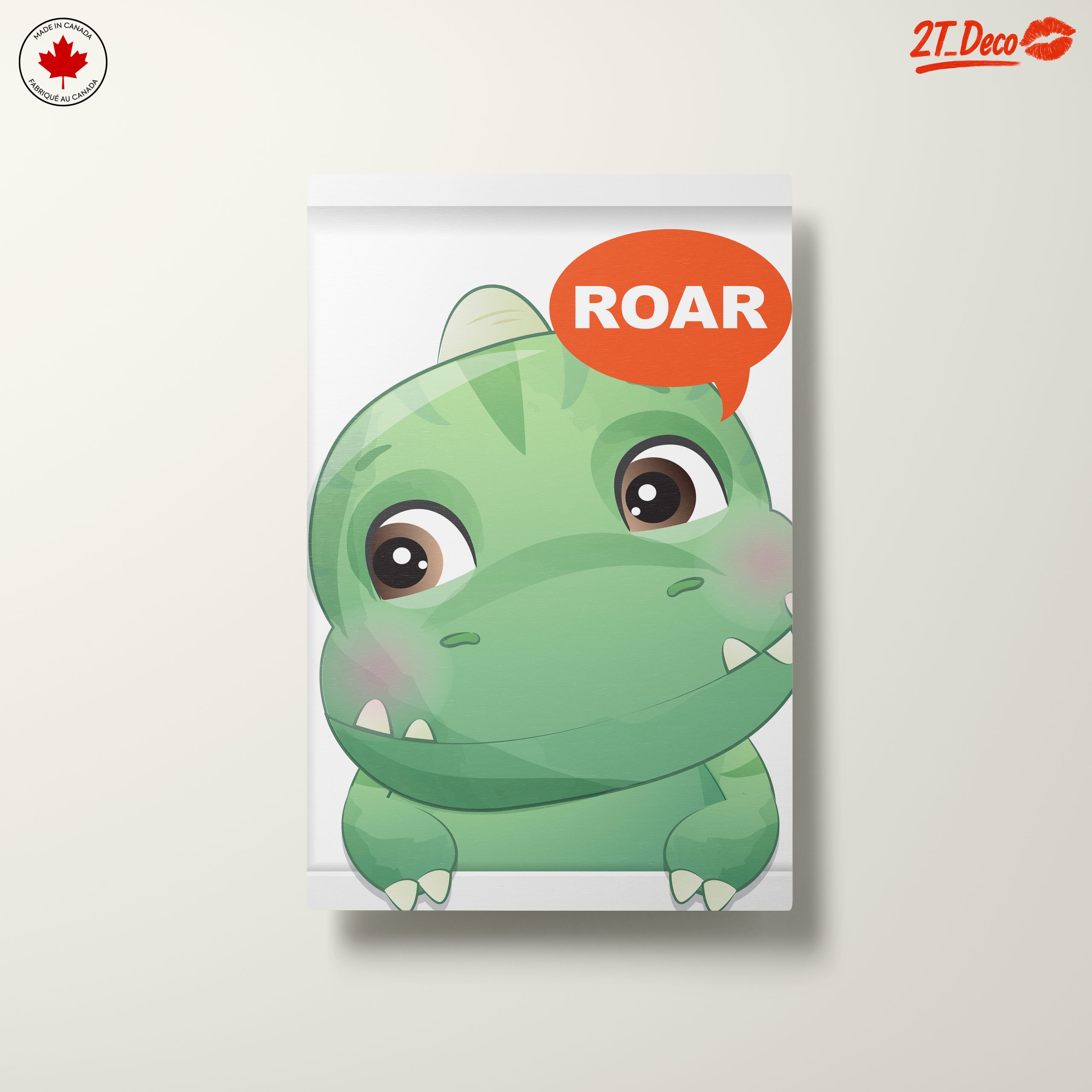 Cute Cartoon Dinosaur with Roar - Image 10