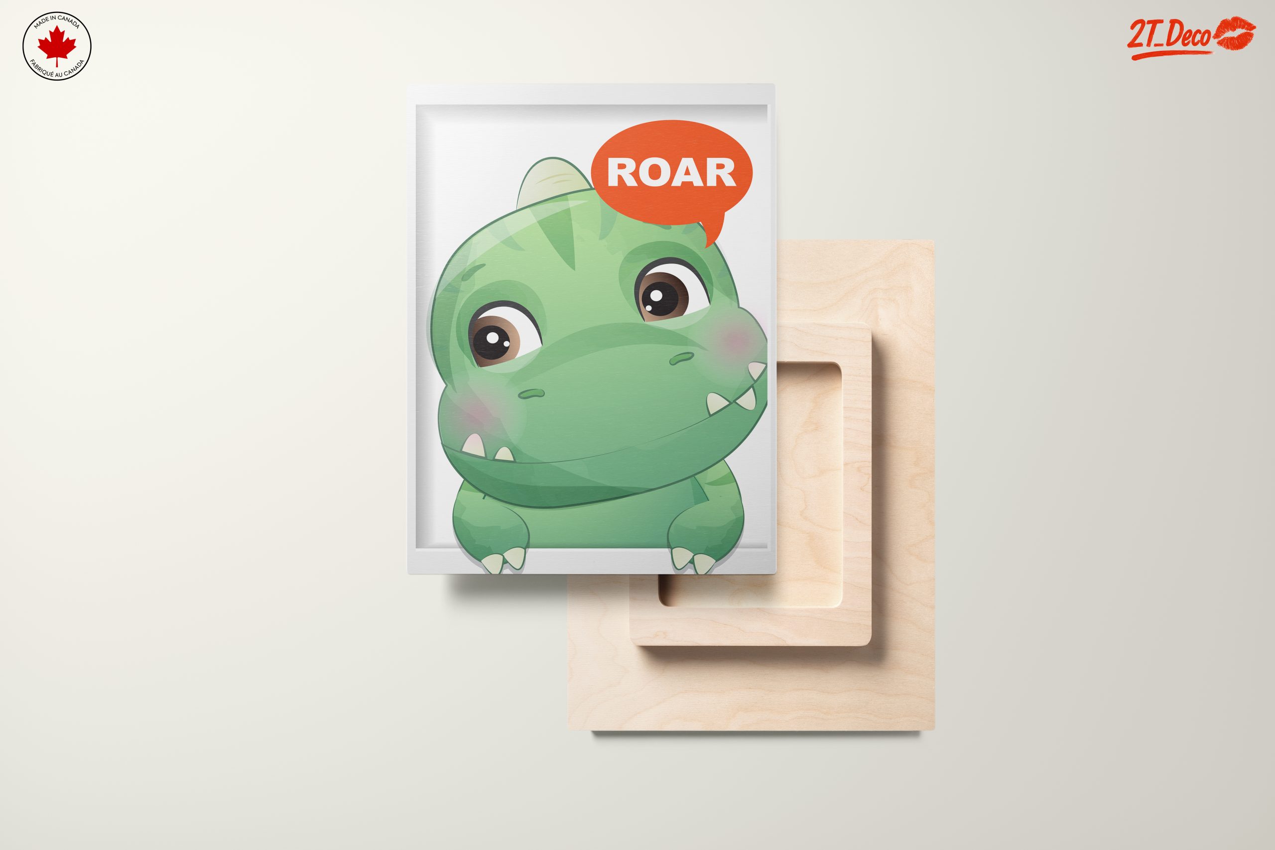 Cute Cartoon Dinosaur with Roar - Image 11