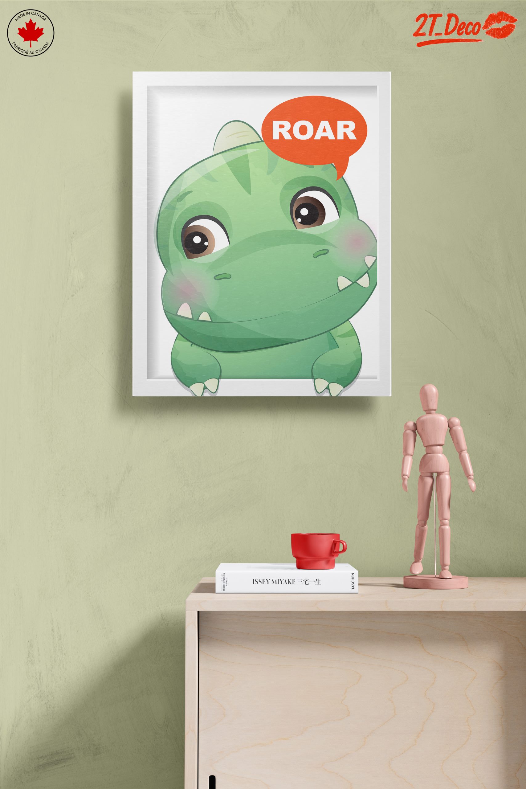 Cute Cartoon Dinosaur with Roar - Image 14
