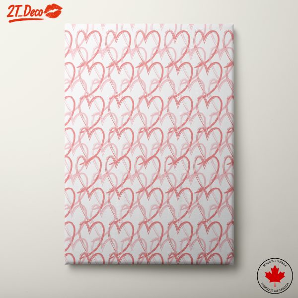 Colorful Heart Pattern Artwork