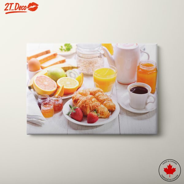 Vibrant Breakfast Table Arrangement Art