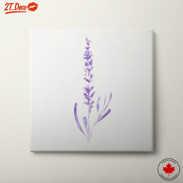 Lavender Watercolor Floral Artwork