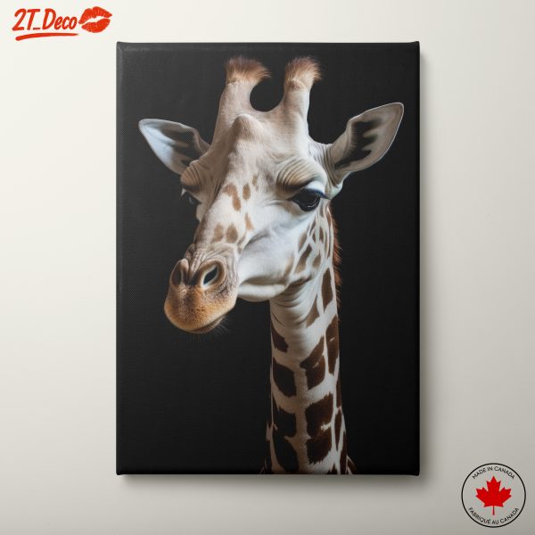 Giraffe Portrait Art