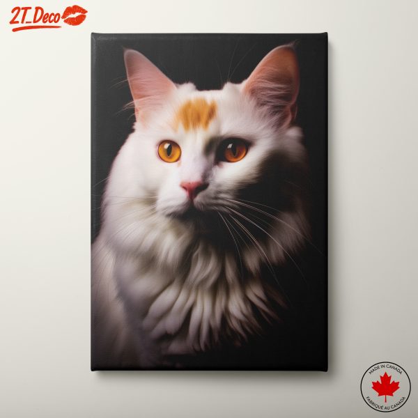 Majestic Cat Portrait with Stunning Eyes