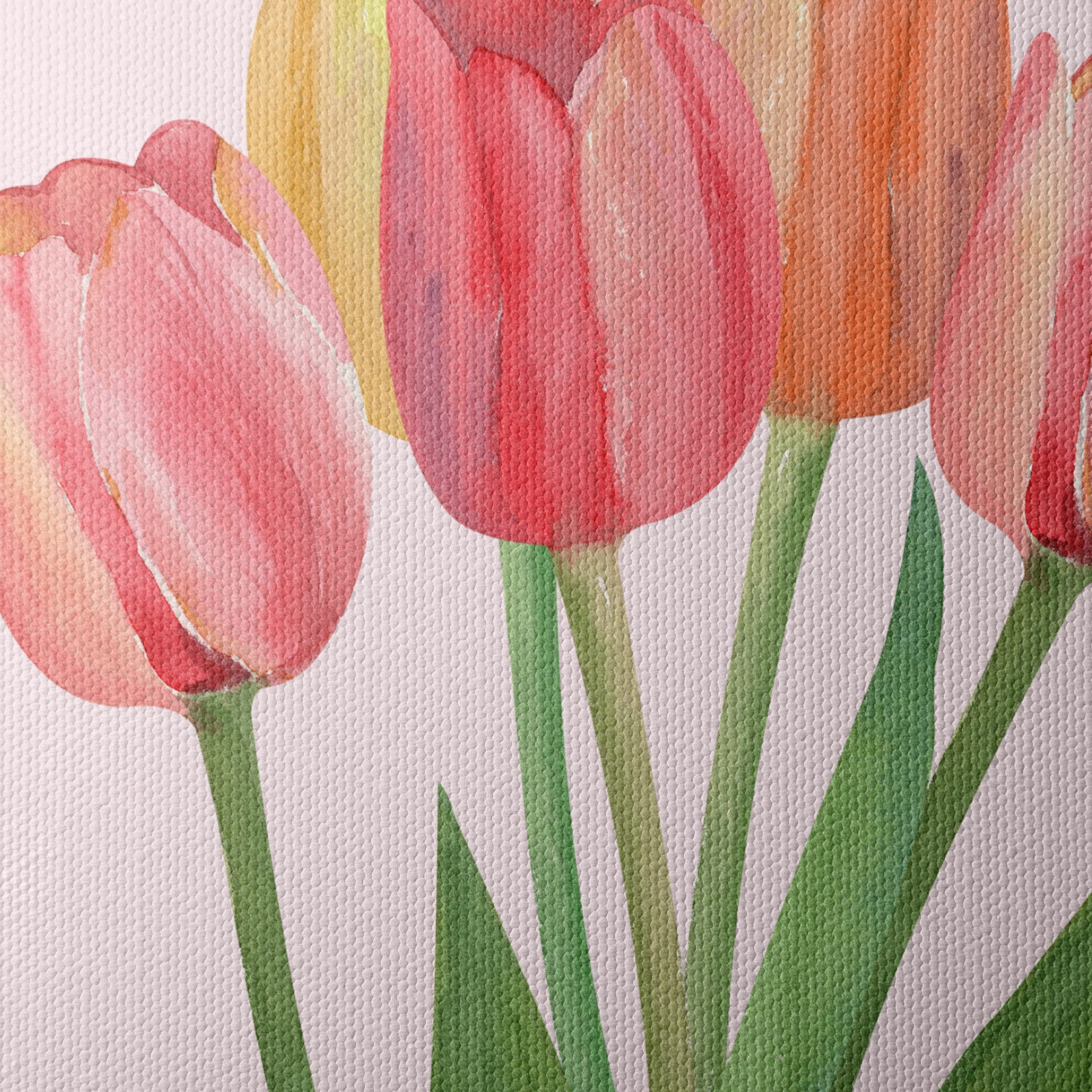 Colorful Tulip Arrangement for Home Decor - Image 4