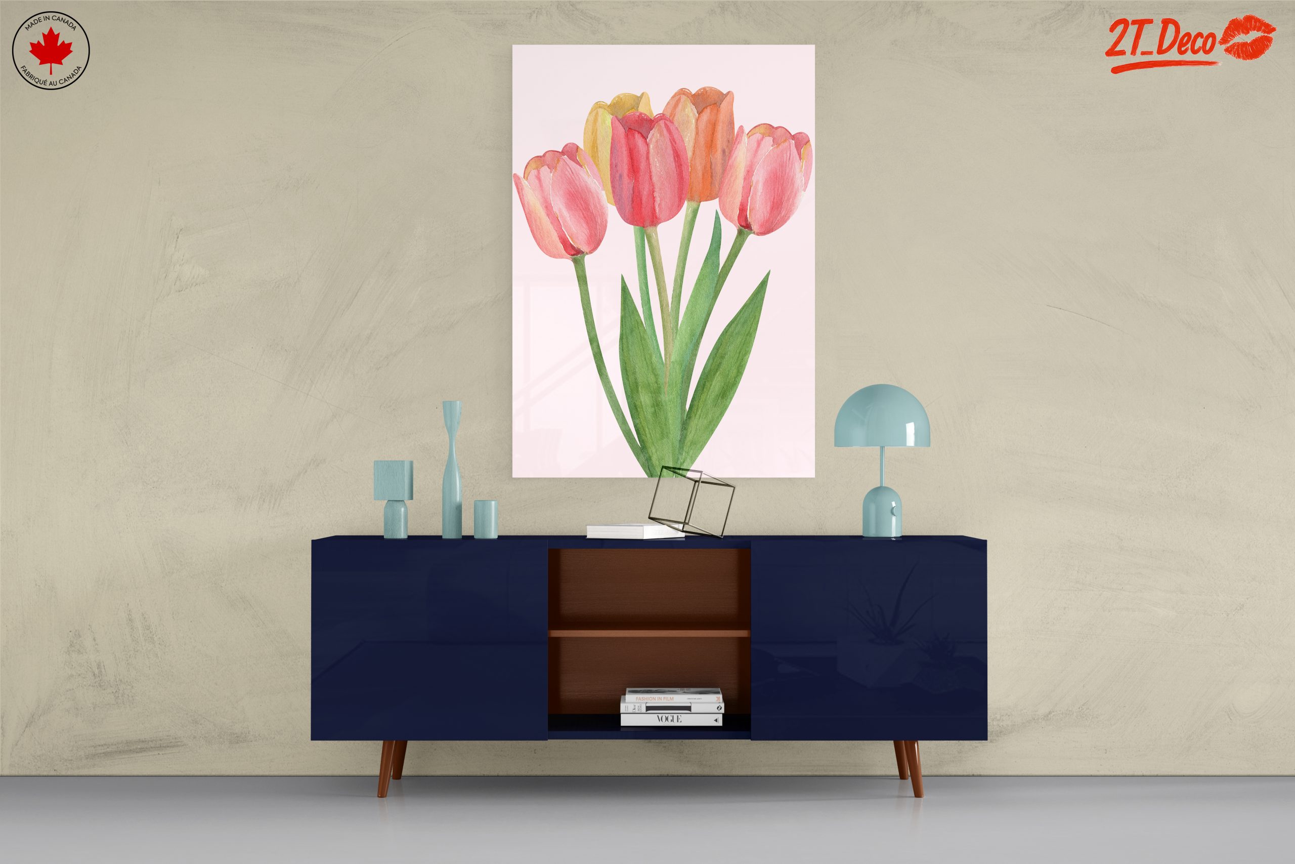 Colorful Tulip Arrangement for Home Decor - Image 8