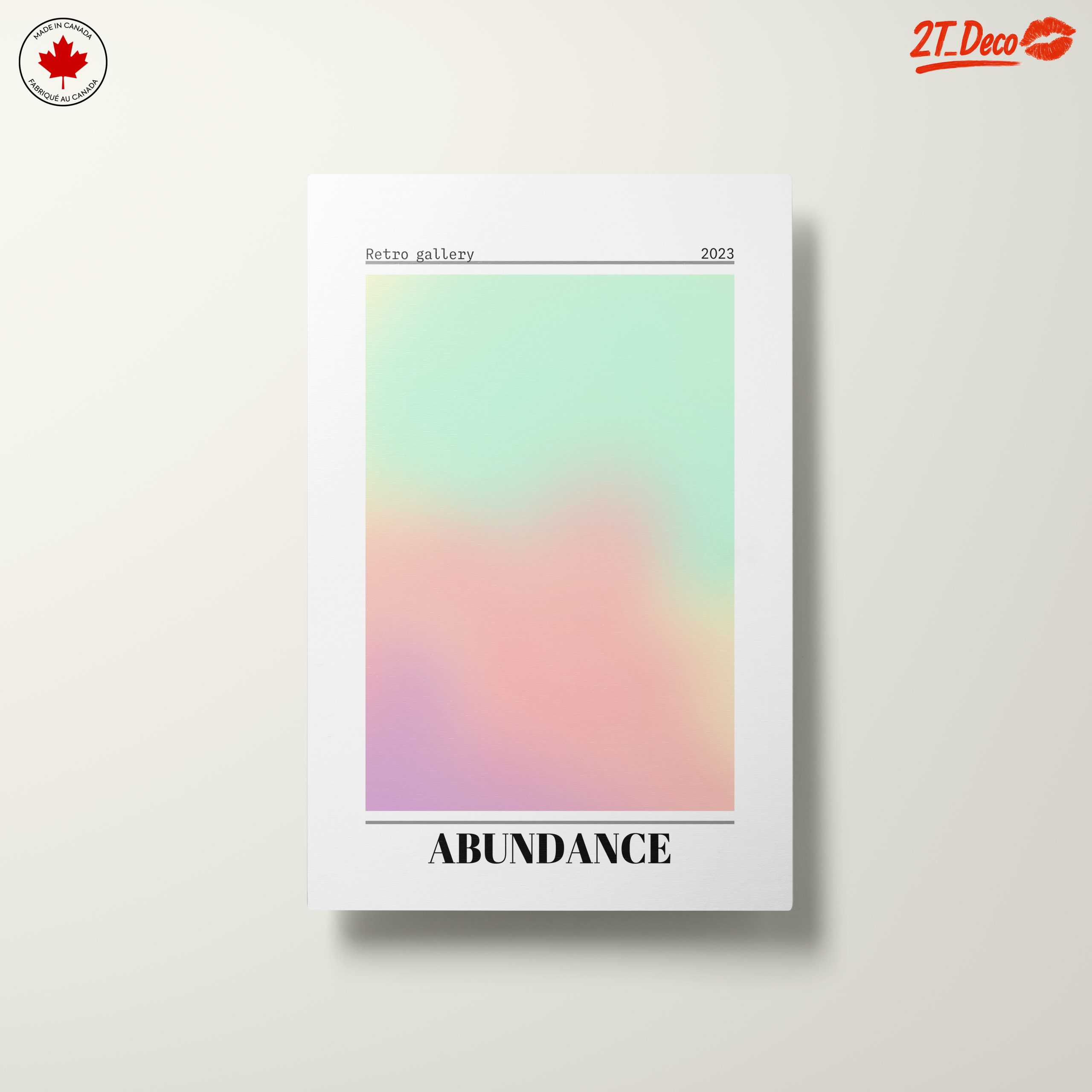 Retro Abstract Art with Soft Colors - Image 10