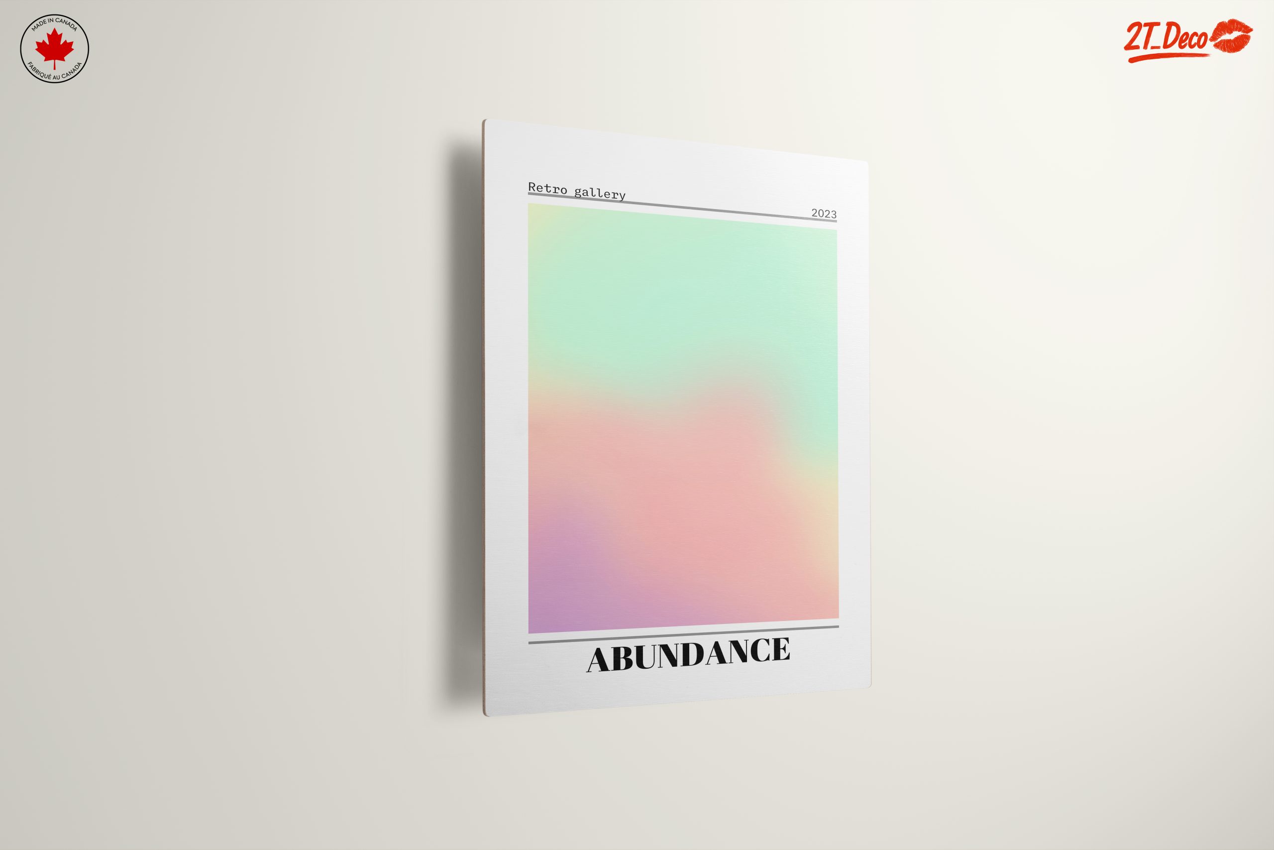 Retro Abstract Art with Soft Colors - Image 13