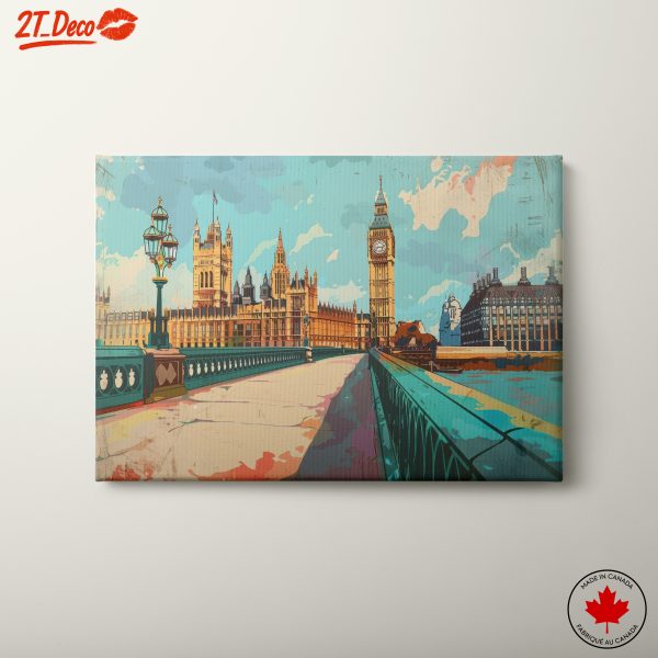 Colorful London Urban Landscape