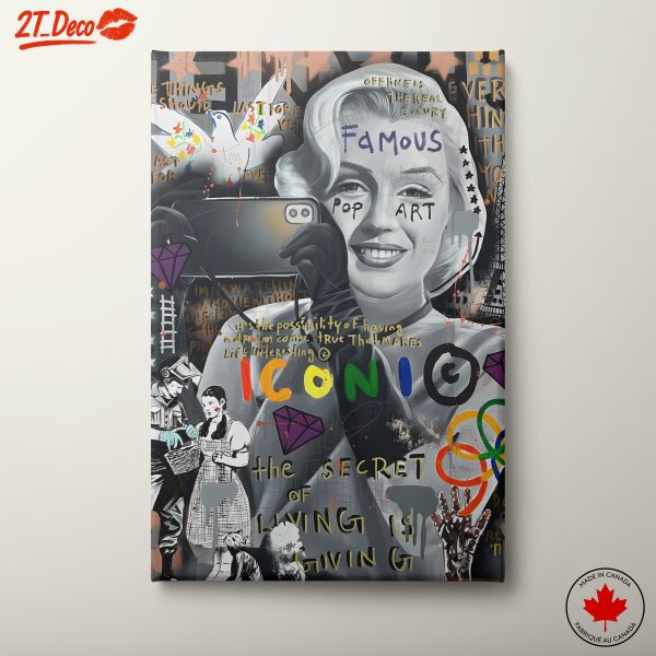 Famous Pop Art of Iconic Figures