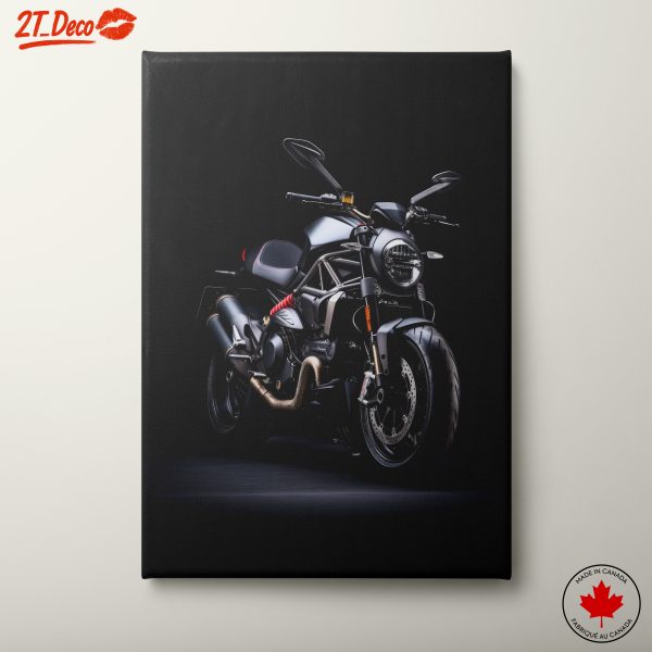 Stylish Motorcycle with Sleek Design