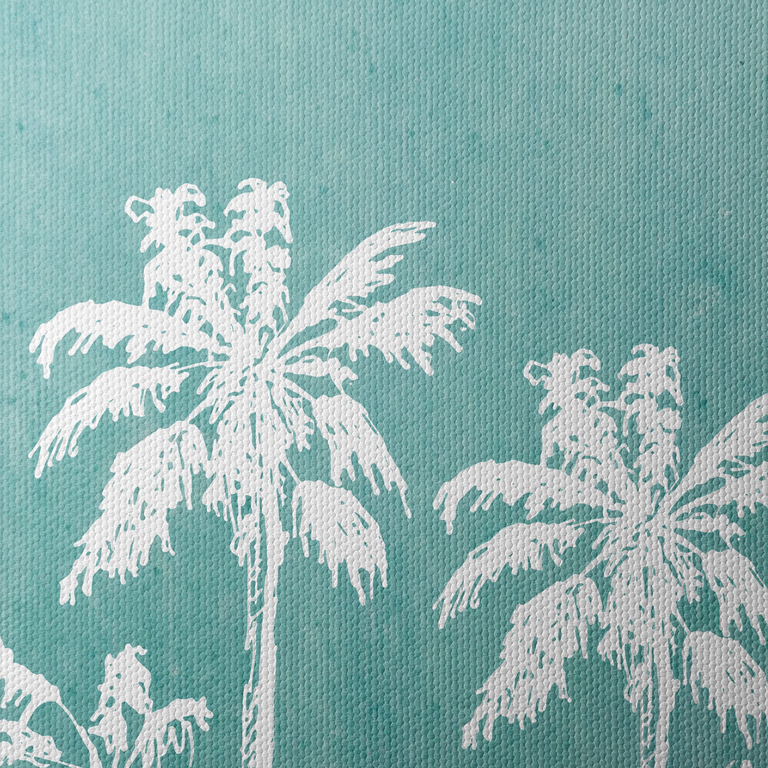 Palm Trees Against Turquoise Backdrop - Image 4