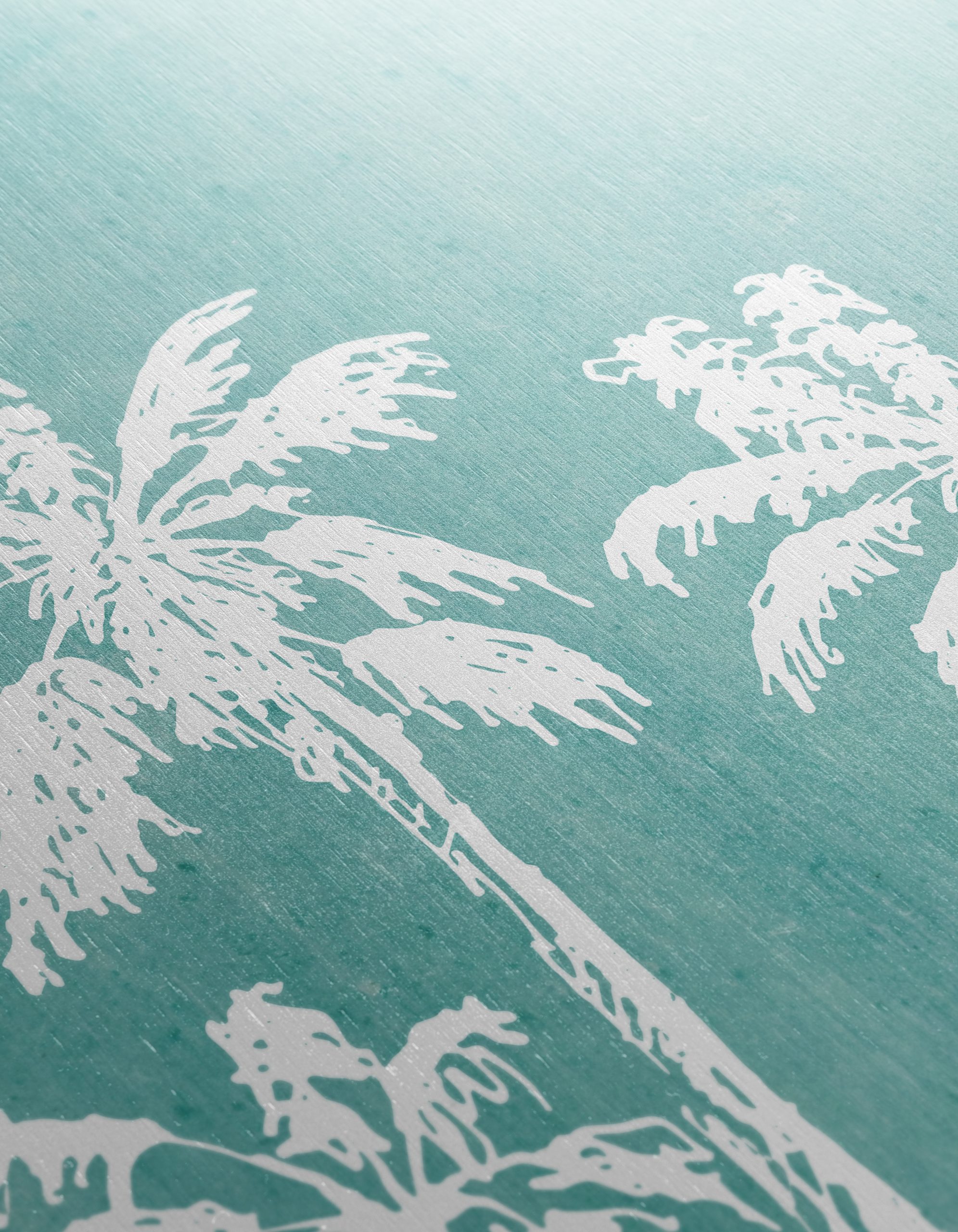 Palm Trees Against Turquoise Backdrop - Image 12