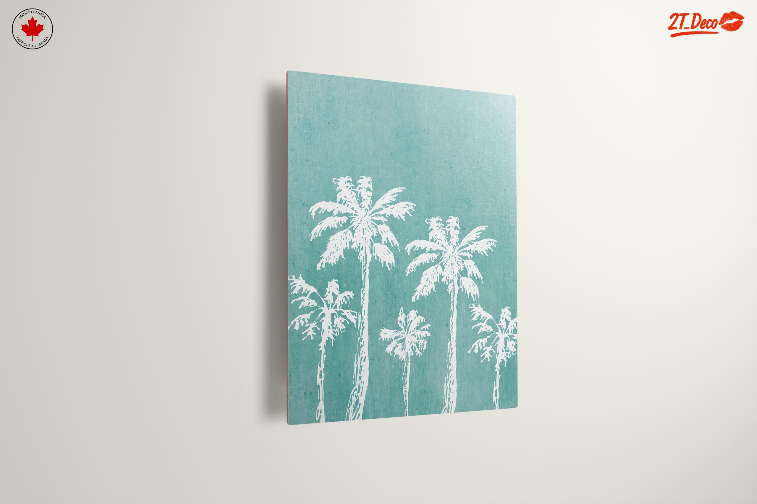 Palm Trees Against Turquoise Backdrop - Image 13
