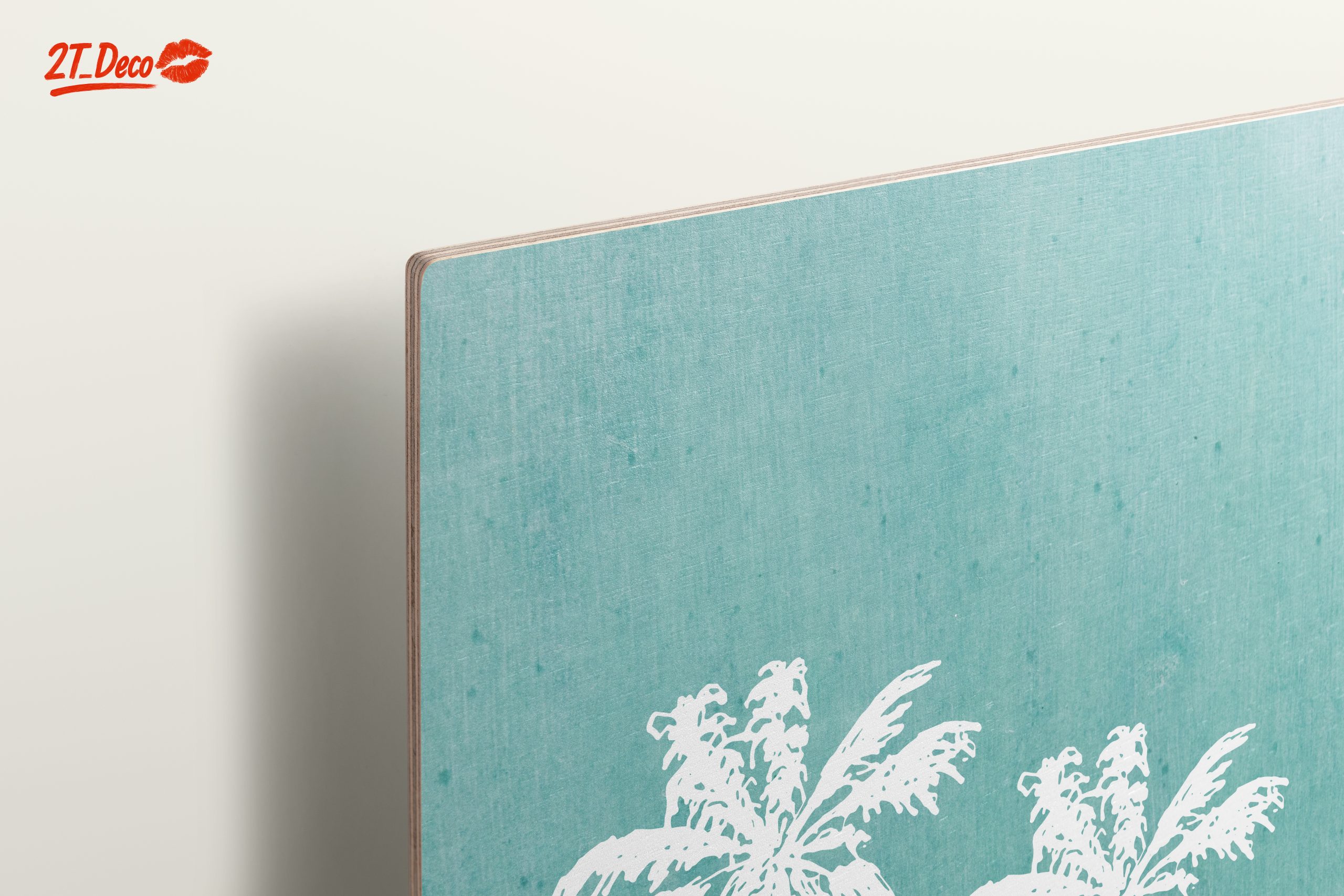 Palm Trees Against Turquoise Backdrop - Image 15