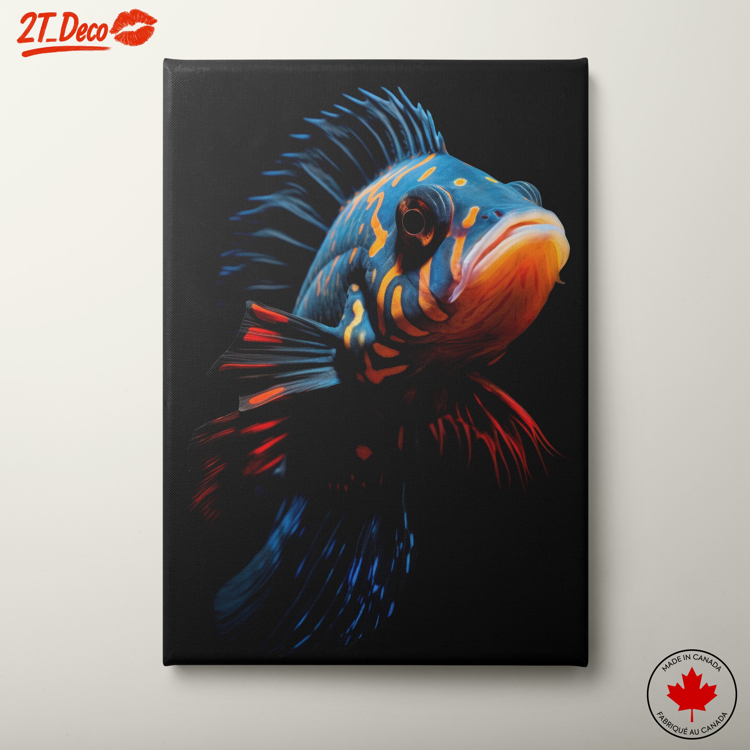 Stunning Colorful Fish Art
