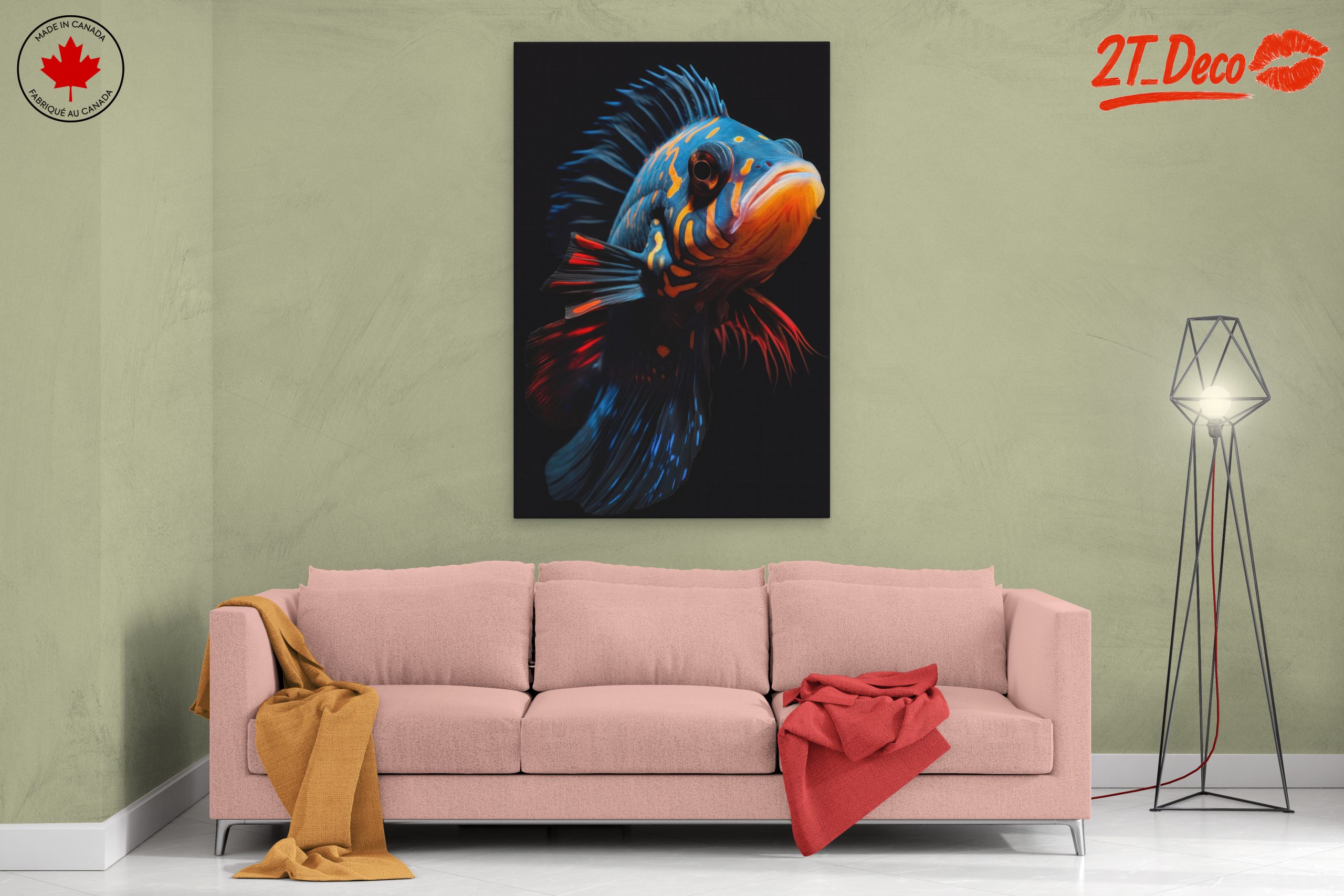 Stunning Colorful Fish Art - Image 2