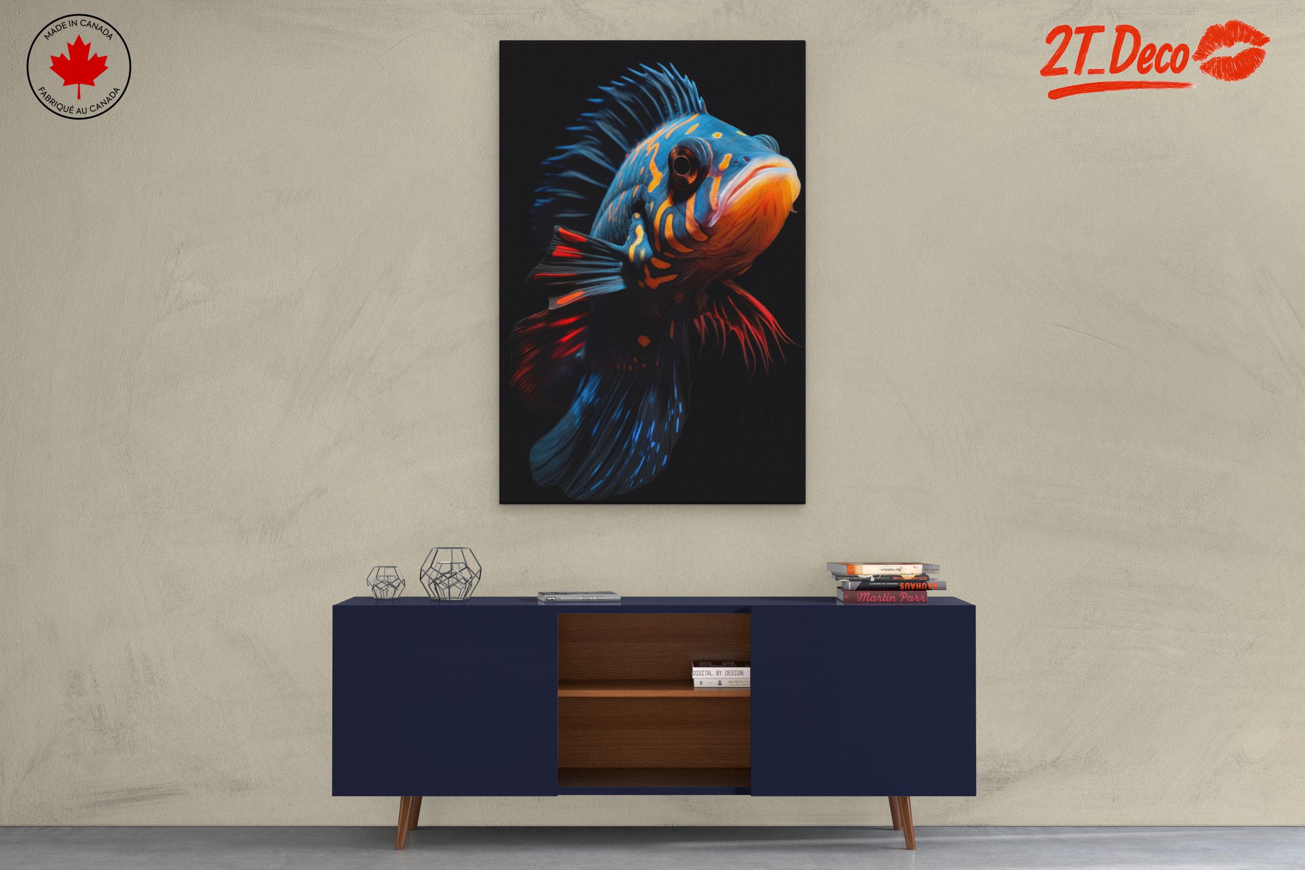 Stunning Colorful Fish Art - Image 3
