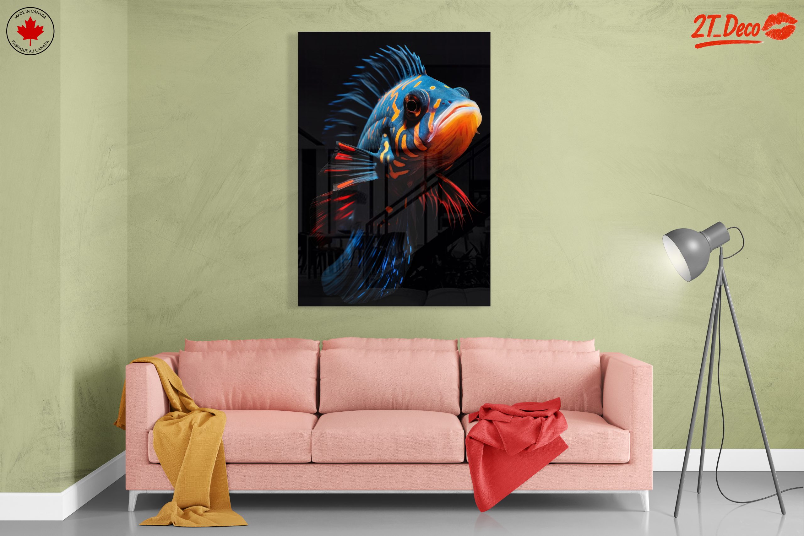 Stunning Colorful Fish Art - Image 7